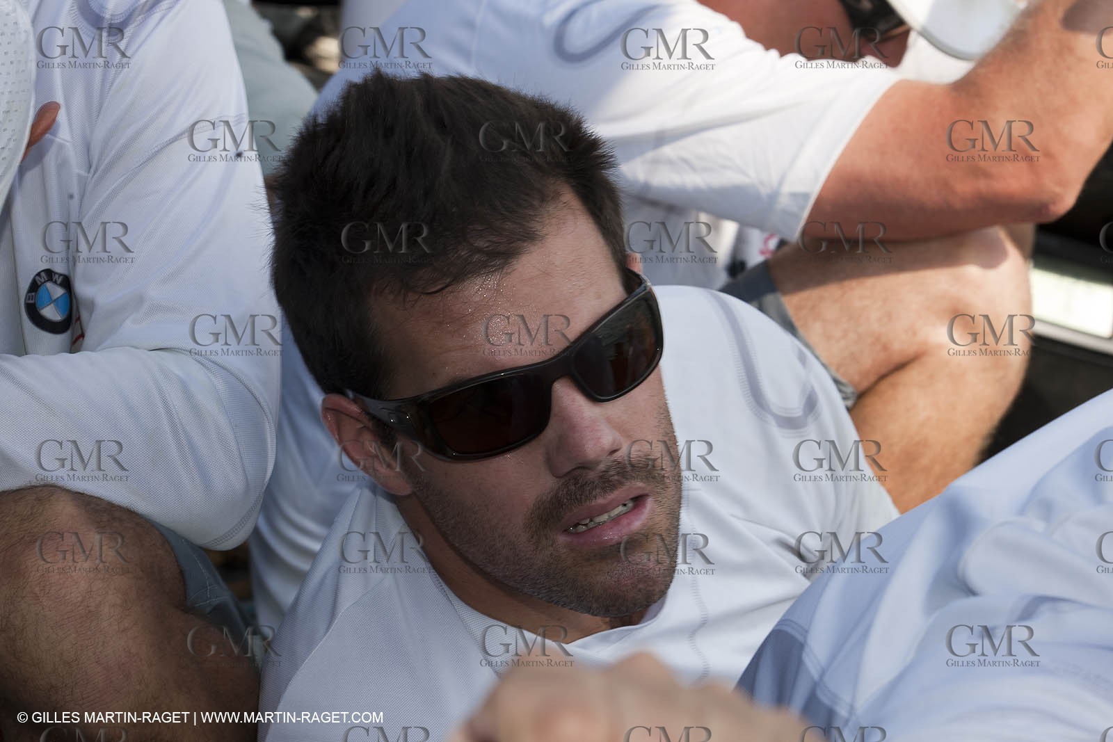 14 11 2010 - Dubai (UAE) - Dubai Louis Vuitton Trophy -  BMW ORACLE Racing - Training - Onboard Vs All 4 one