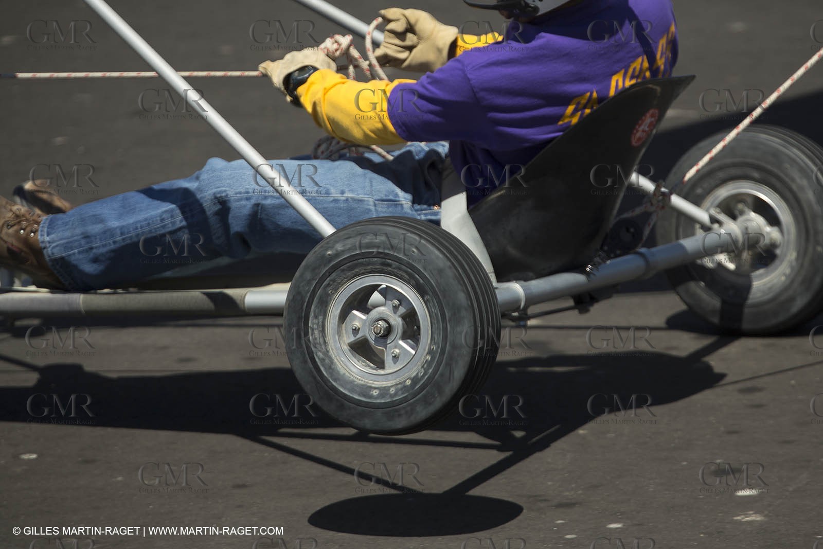 03 08 2013 - San Francisco (USA,CA) - 34th America's Cup - Louis Vuitton Cup - Training Day - America's Cup park - AC Open - Land Sailing demonstration