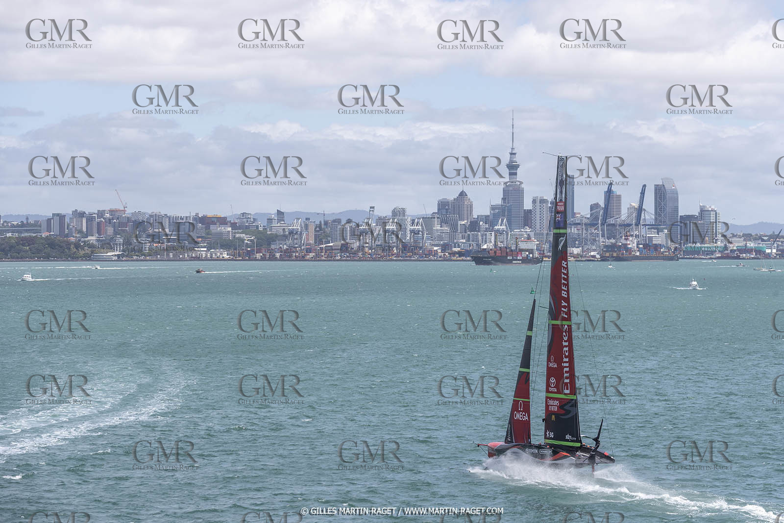 11 12 2020 - Auckland (NZL) - 36th America's Cup - Practice Sessions - Day 3 - Emirates Team New Zealand