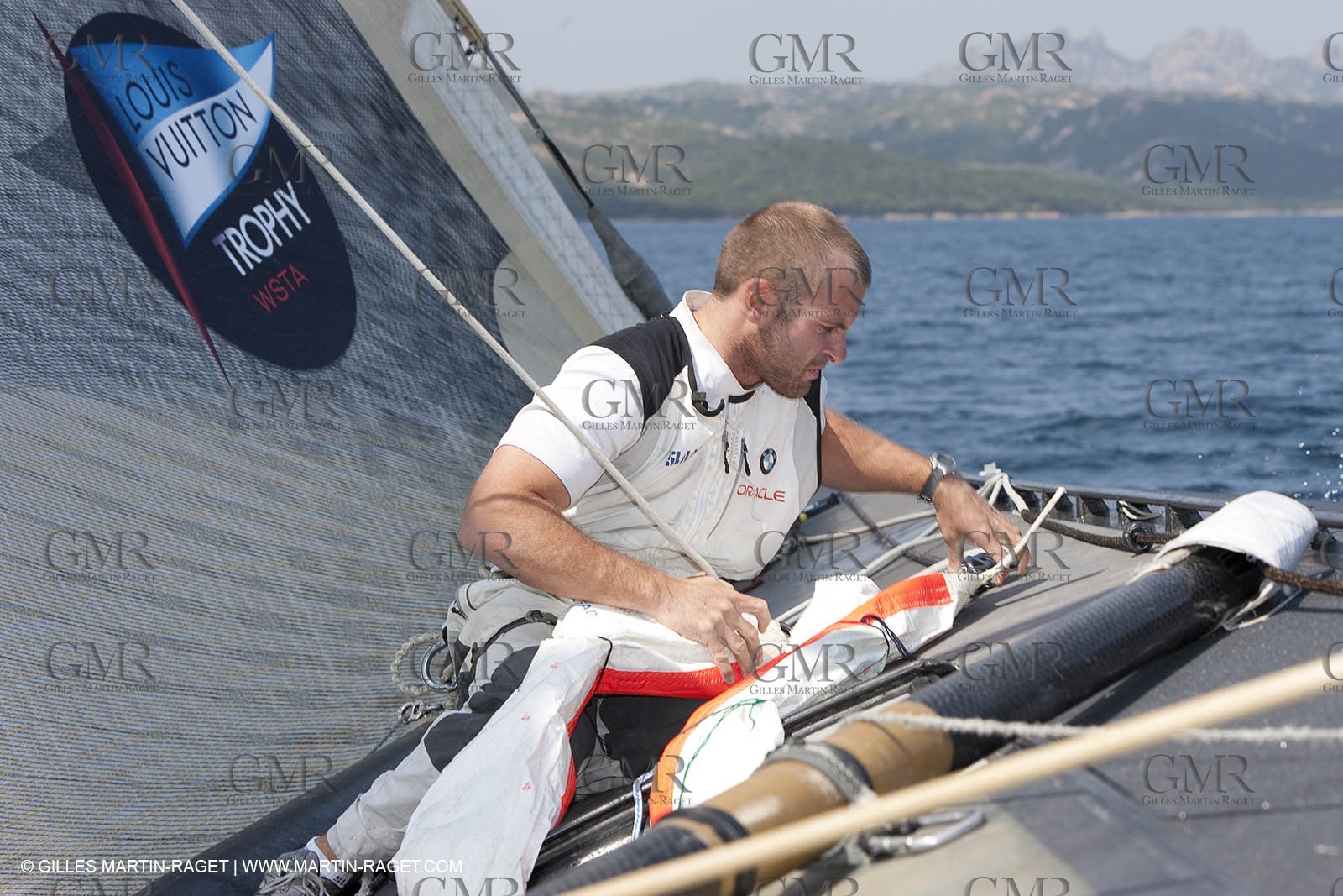 19 05 2010 - La Maddalena (ITA, Sardinia) Louis Vuitton Trophy - BMW ORACLE Racing - Training