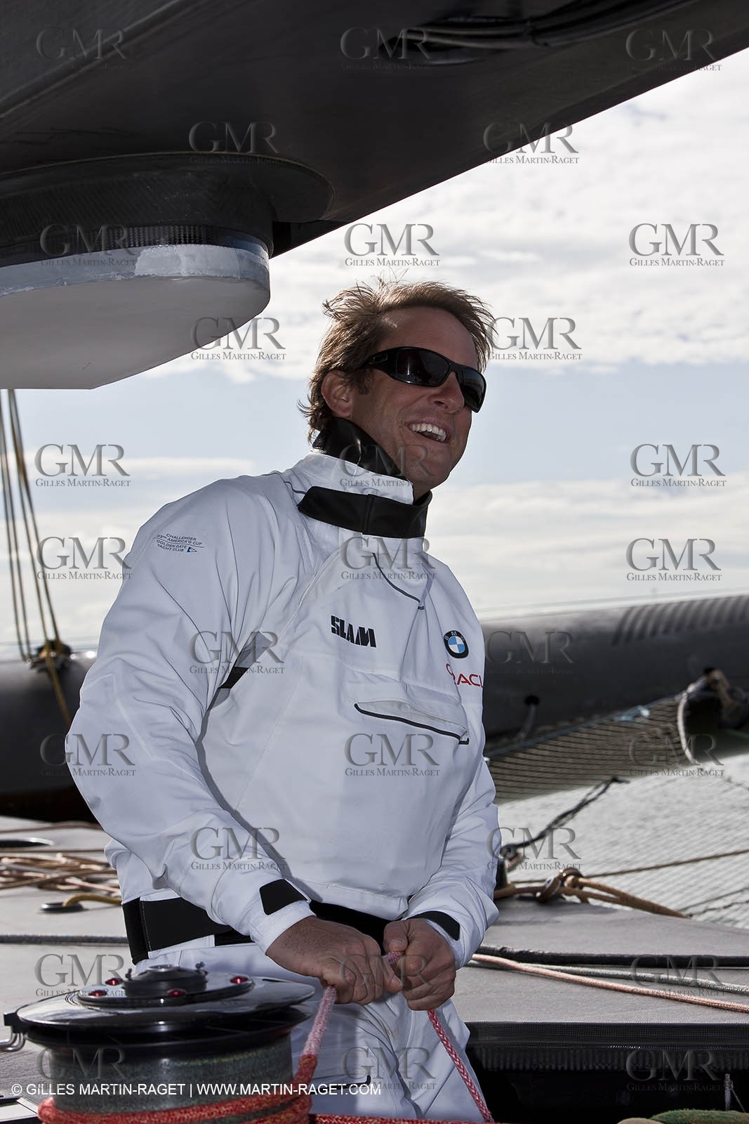 06 02 2010 - Valencia (ESP) - 33rd America's Cup - BMW ORACLE Racing - Day off 1 - Getting the yacht ready