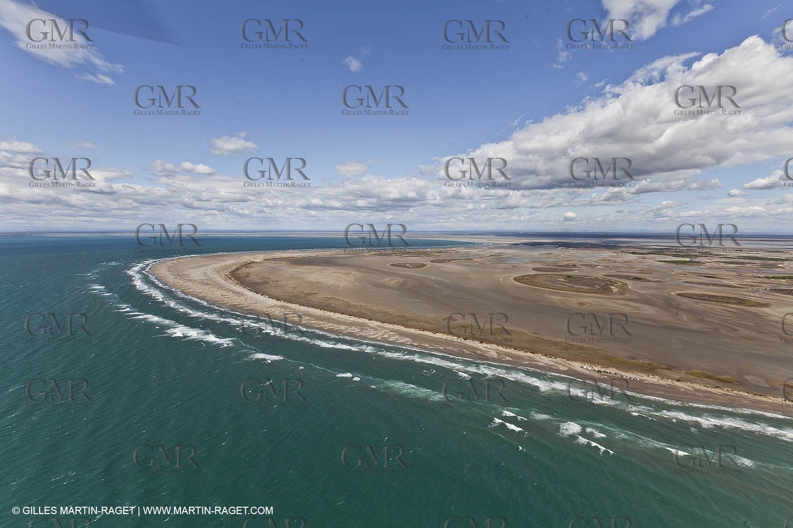 25 09 2010 - Aerial Camargphotos of the coastline from Marseille to La Grande Motte via the Camargue - Beauduc point and beach