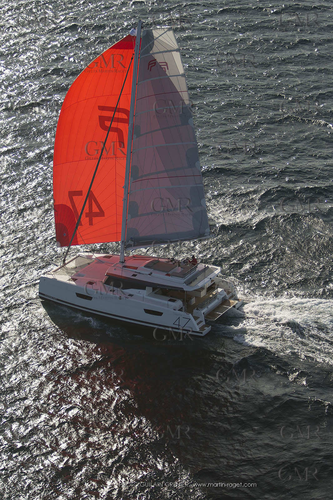 Saona 47 - Fountaine Pajot - shooting helico - 7 6 2017 - Photo Guilain Grenier