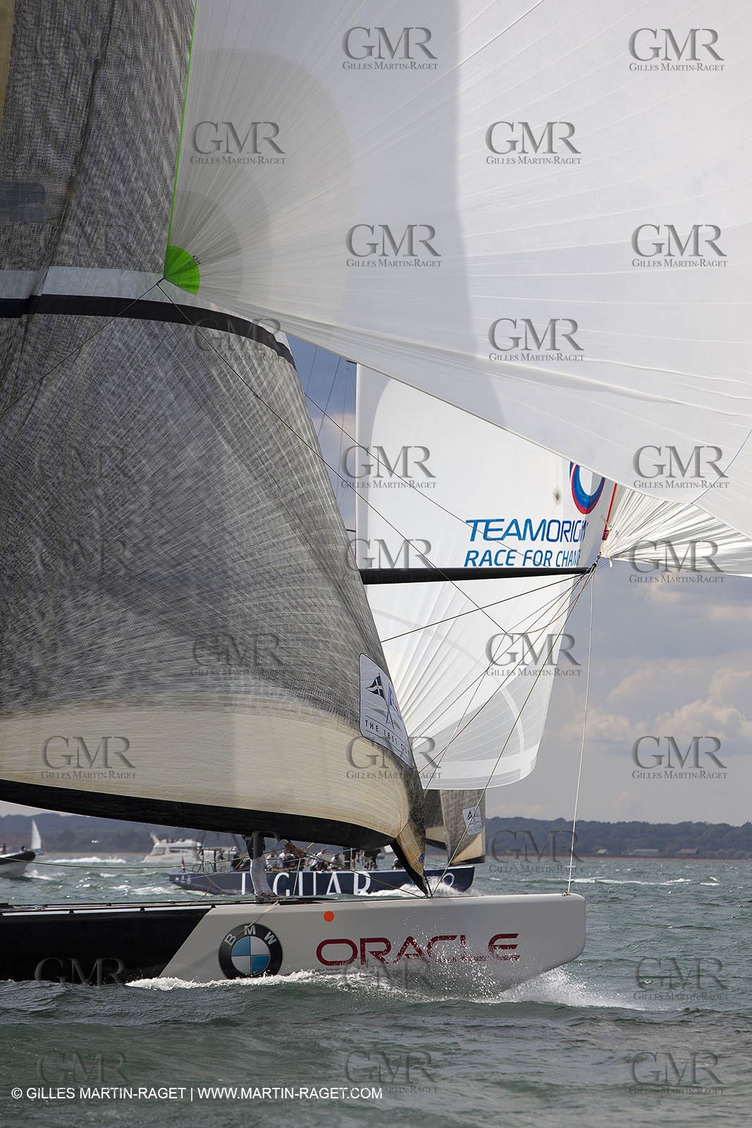 02 08 2010 - Cowes (UK, IOW) - The 1851 Cup -  BMW ORACLE Racing - Training Day.