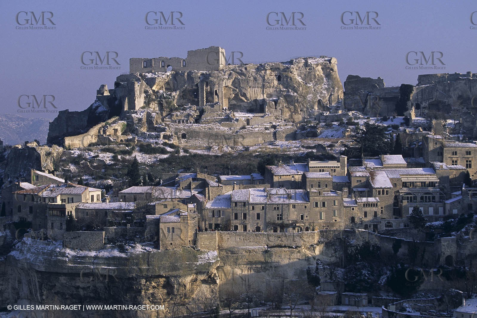 Provence under snow - Baux ed Provence