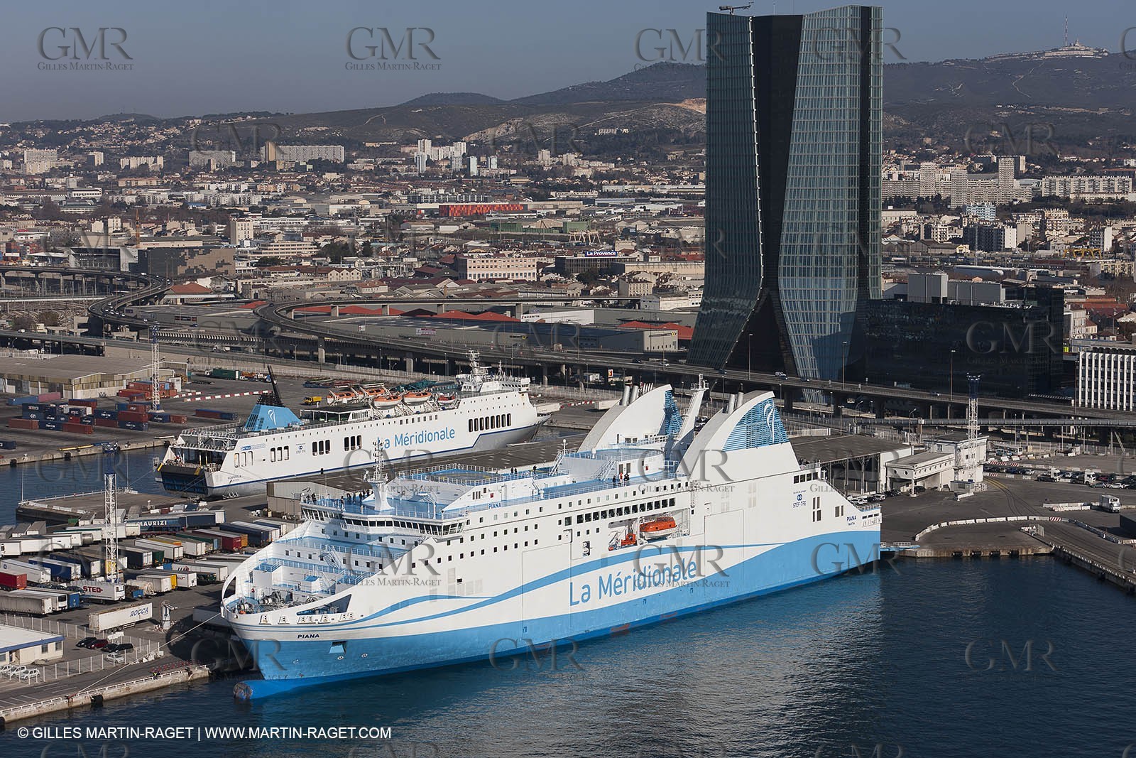 14 01 2012 - Marseille (FRA,13) - La Meridionale shipping company - the Piana off Marseille and the Calanques