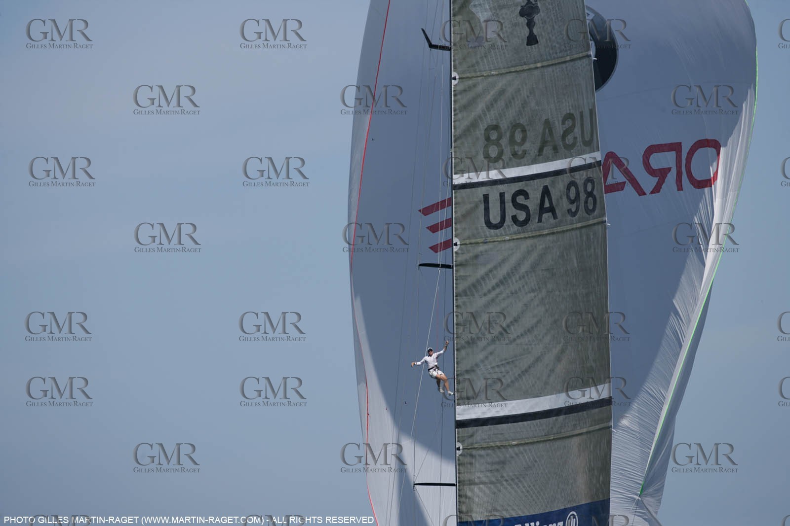 14 05 2007-Valencia (Spain)- 32nd America's Cup - Louis Vuitton Cup - Semi-final - Day 1 - BMW ORACLE racing