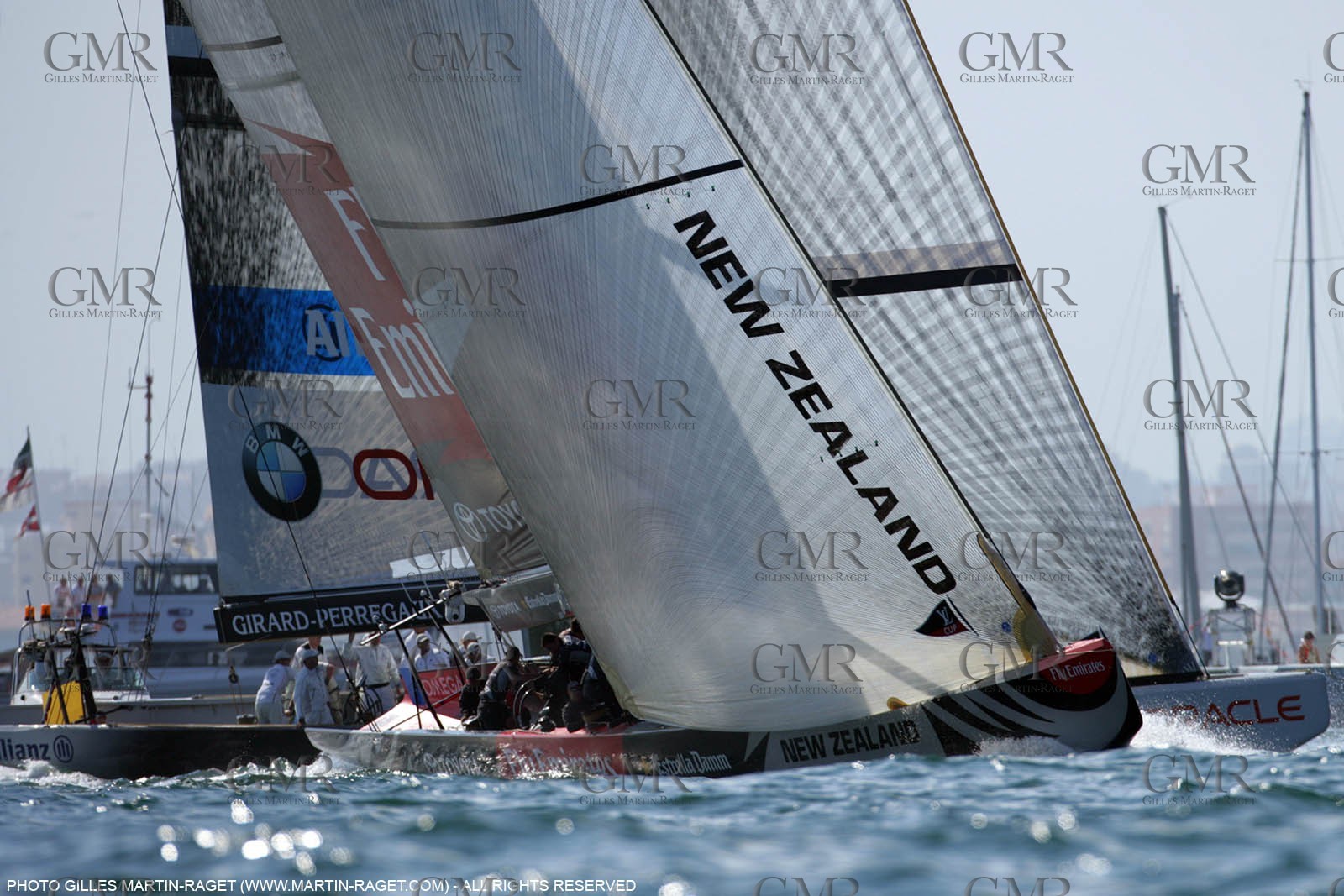 28 04 2007-Valencia (Spain)- 32nd America's Cup - Louis Vuitton Cup - RR1 - Day13 - BMW ORACLE Racing