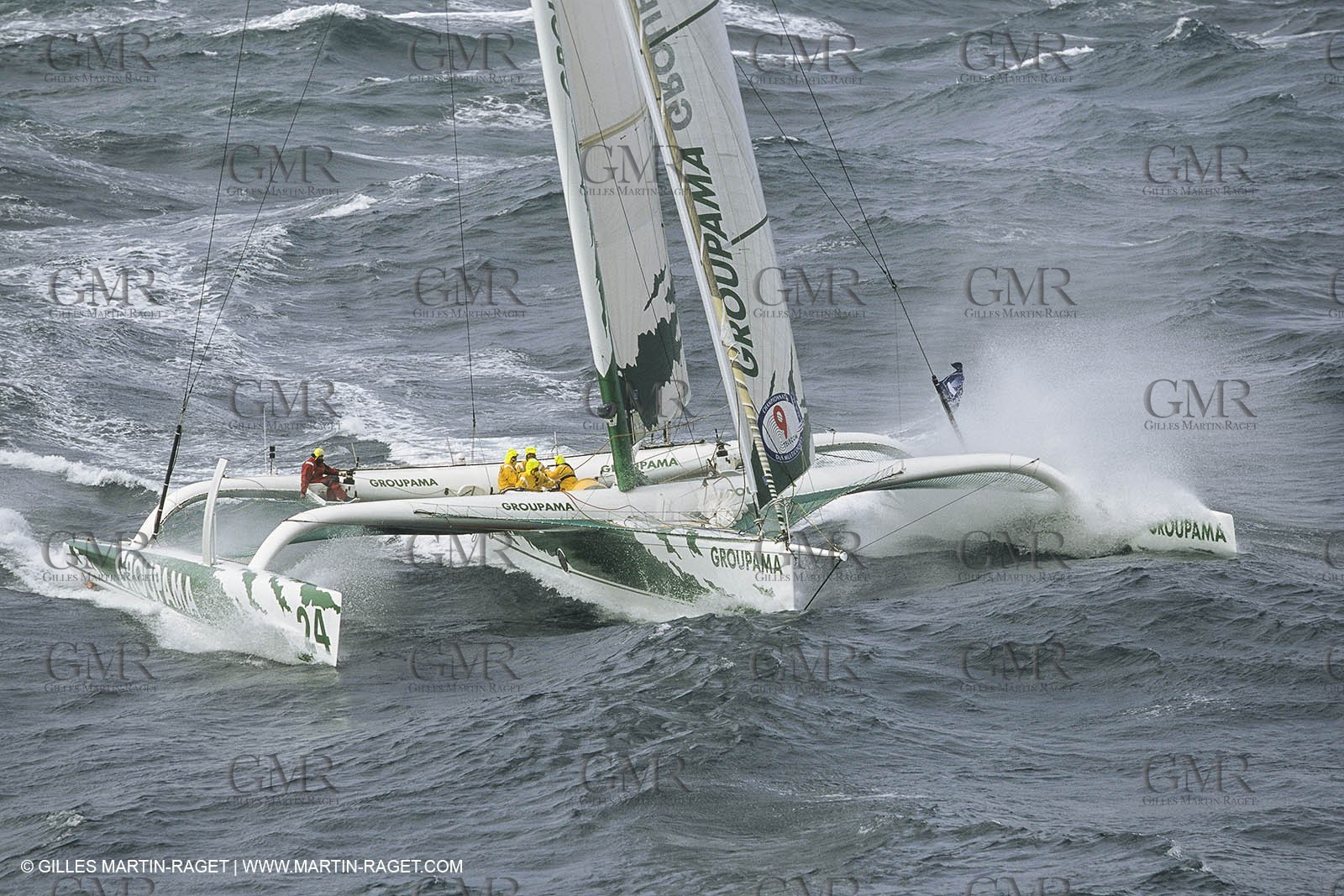 Yacht Racing, Multihull, ORMA 60, Franck Cammas, Groupama