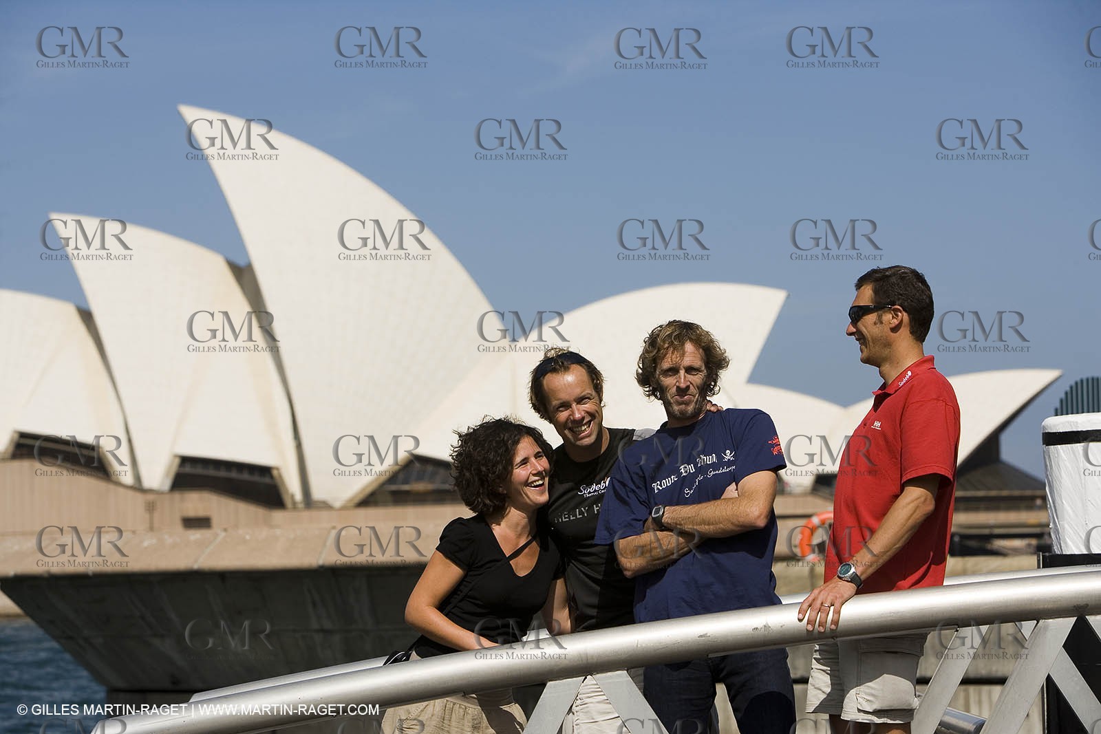 Sydney, Australia, Thomas Coville trimaran Sodebo building at Boat Speed