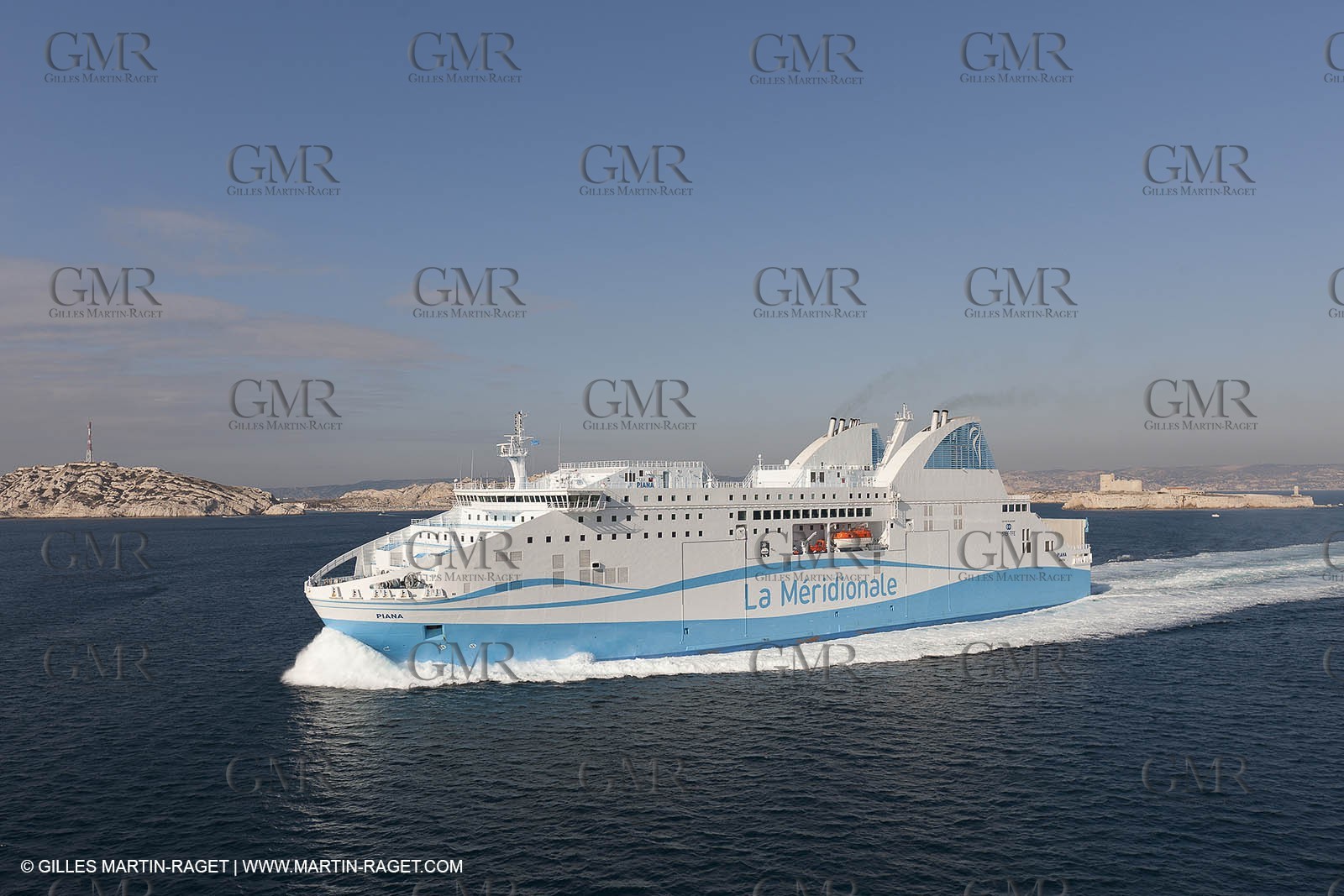 14 01 2012 - Marseille (FRA,13) - La Meridionale shipping company - the Piana off Marseille and the Calanques