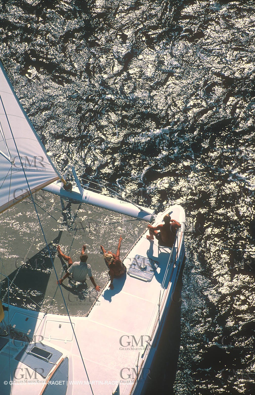 Cruising multihull sailing