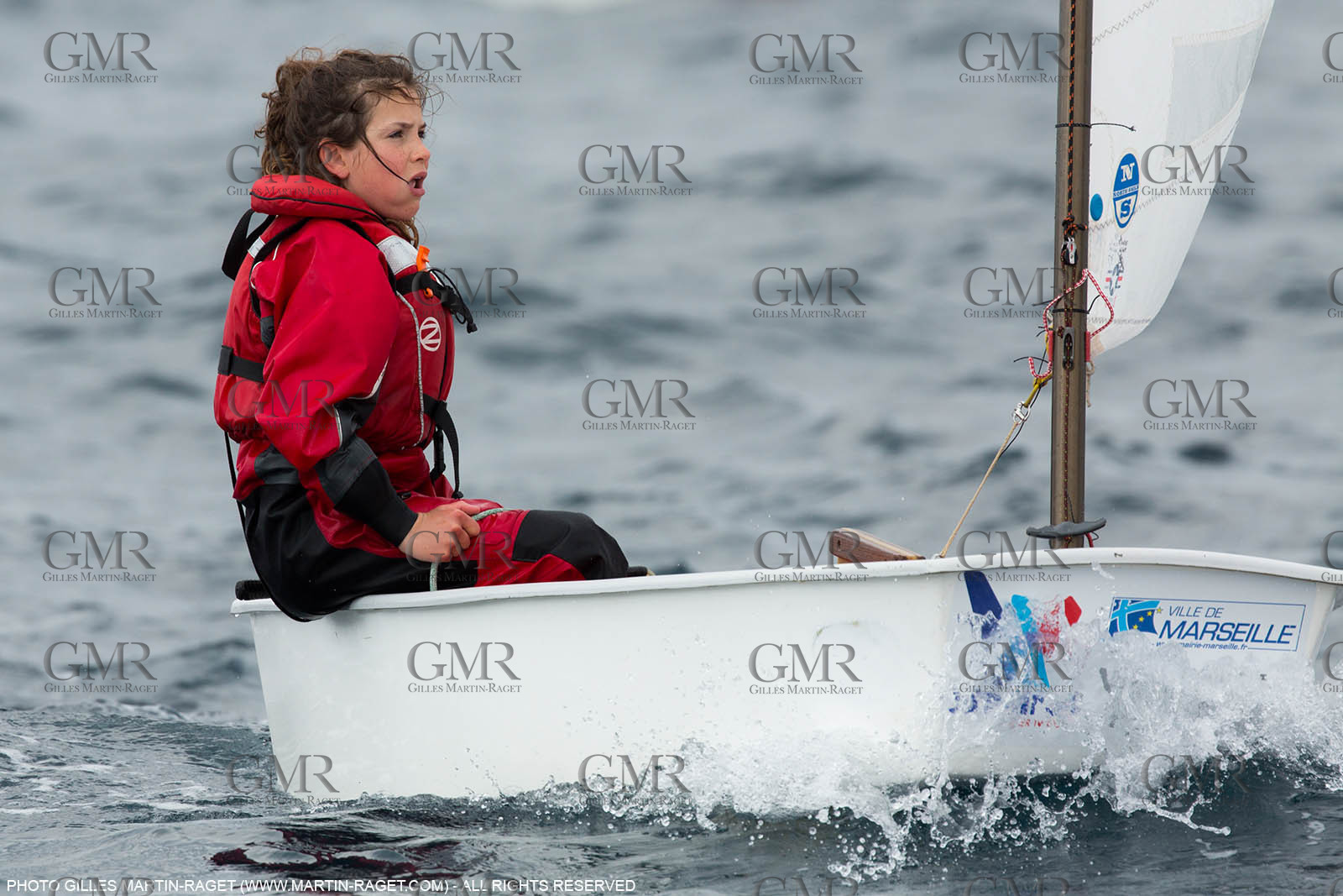 15 04 2016, Marseille (FRA,13), SNIM Dériveurs, Coupe Internationale de Printemps Optimist, Final Day