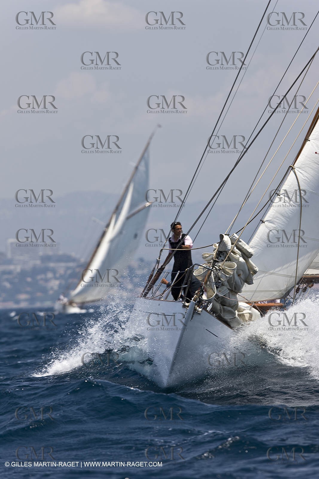 Sailing, Classic yachts, Voiles Vieux Port 2009, Marseille (FRA)