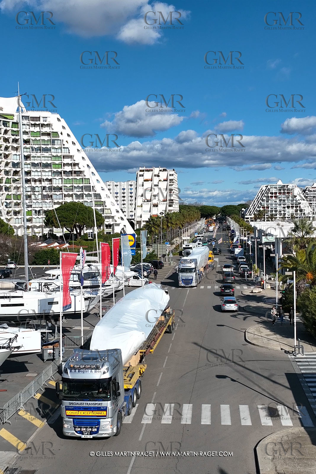 15 02 2022, La Grande Motte (FRA), Gunboat 80  1 hulls delivery