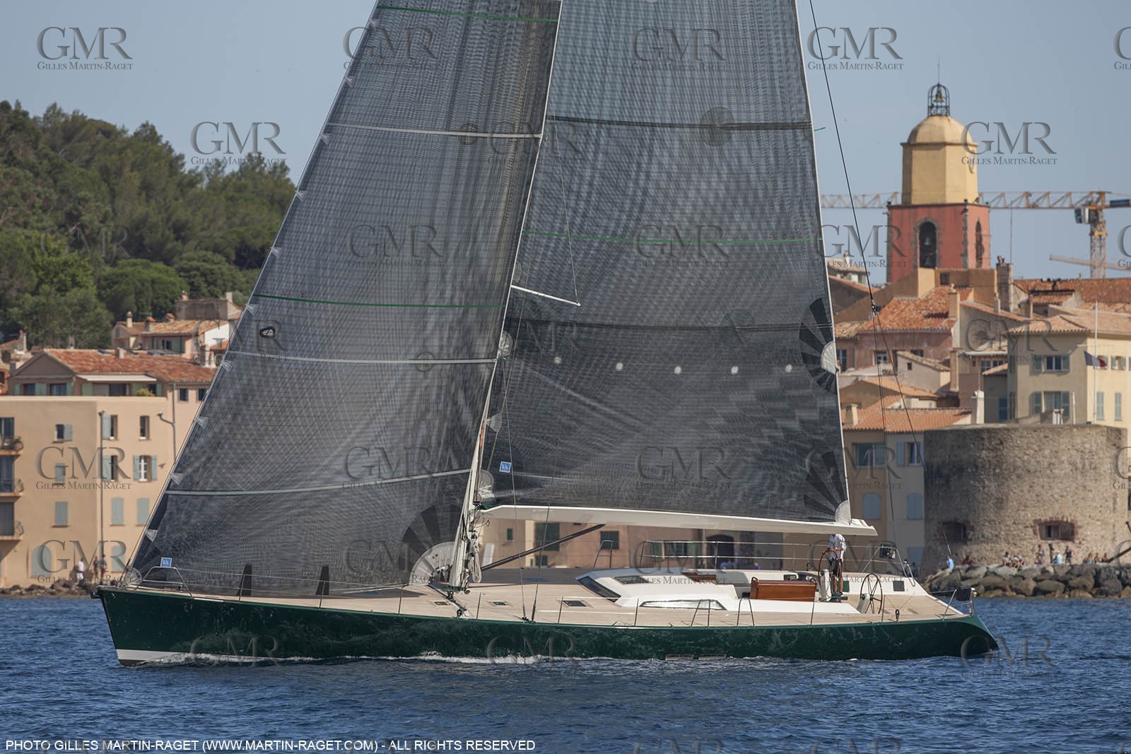 25 06 2015, Saint Tropez (FRA,83) , Sailing, Super yachts, Wally, Genie of The Lamp