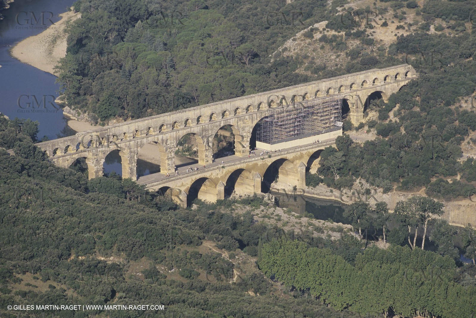 France, Languedoc Roussillon, Pont du Gard