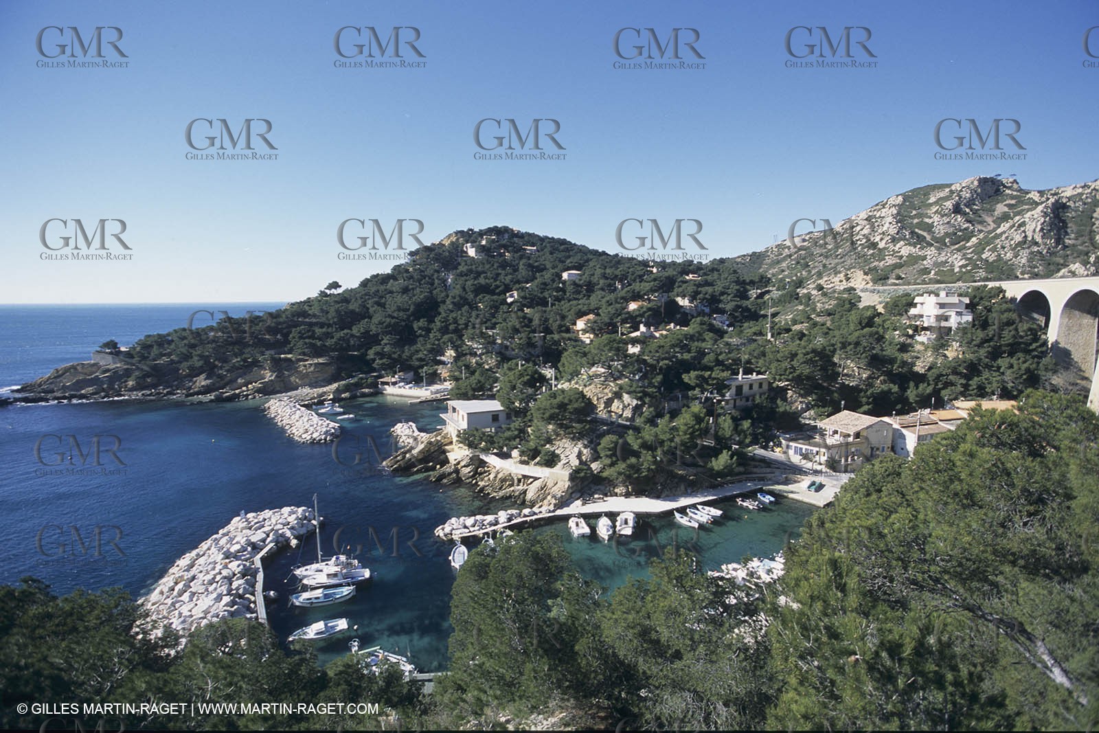 France, Provence, Côte Bleue, Petit et Grand Méjean