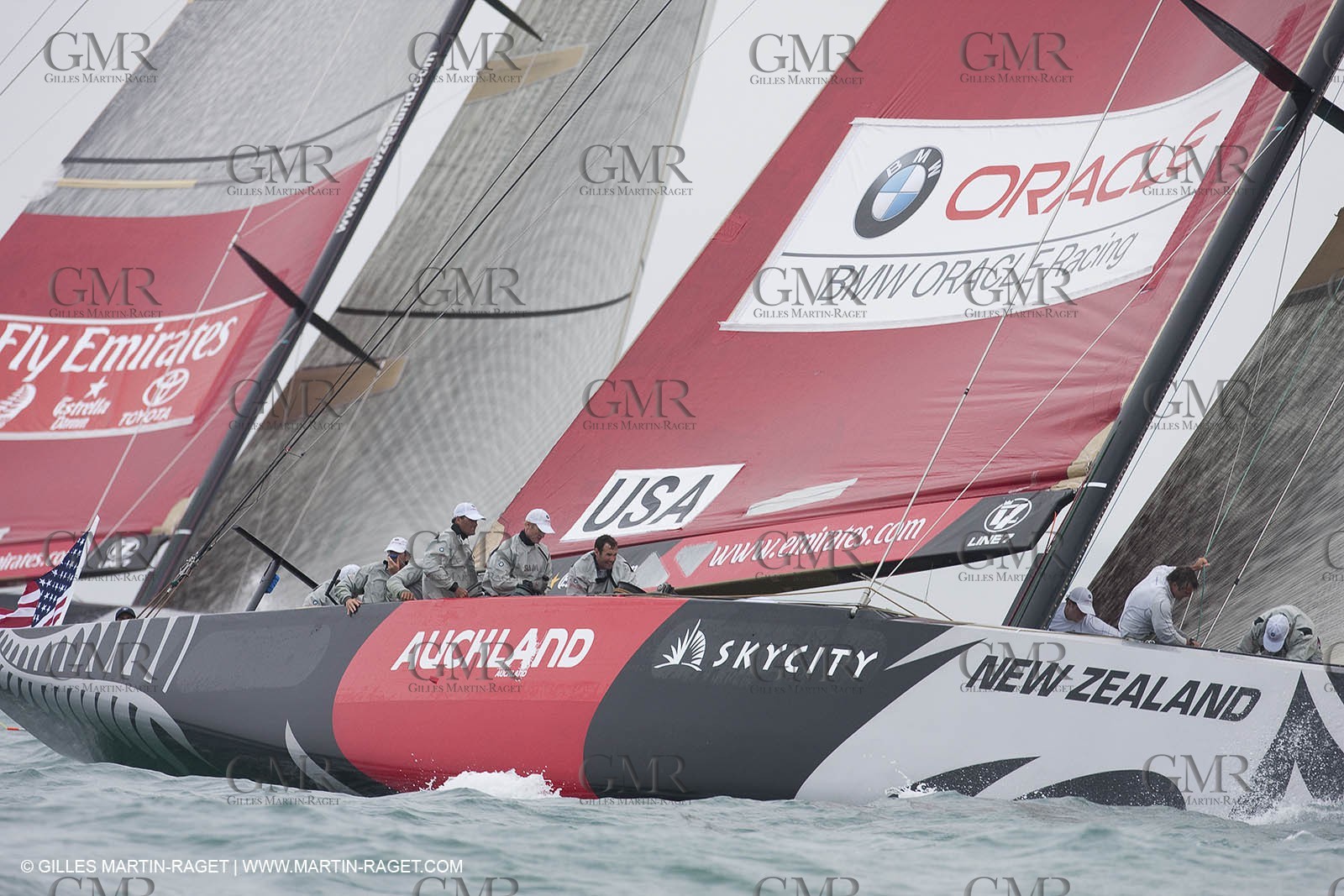 09 02 2009 - Auckland (NZL) -  Louis Vuitton Pacific Series -  Racing Day 9 - Round Robin 2