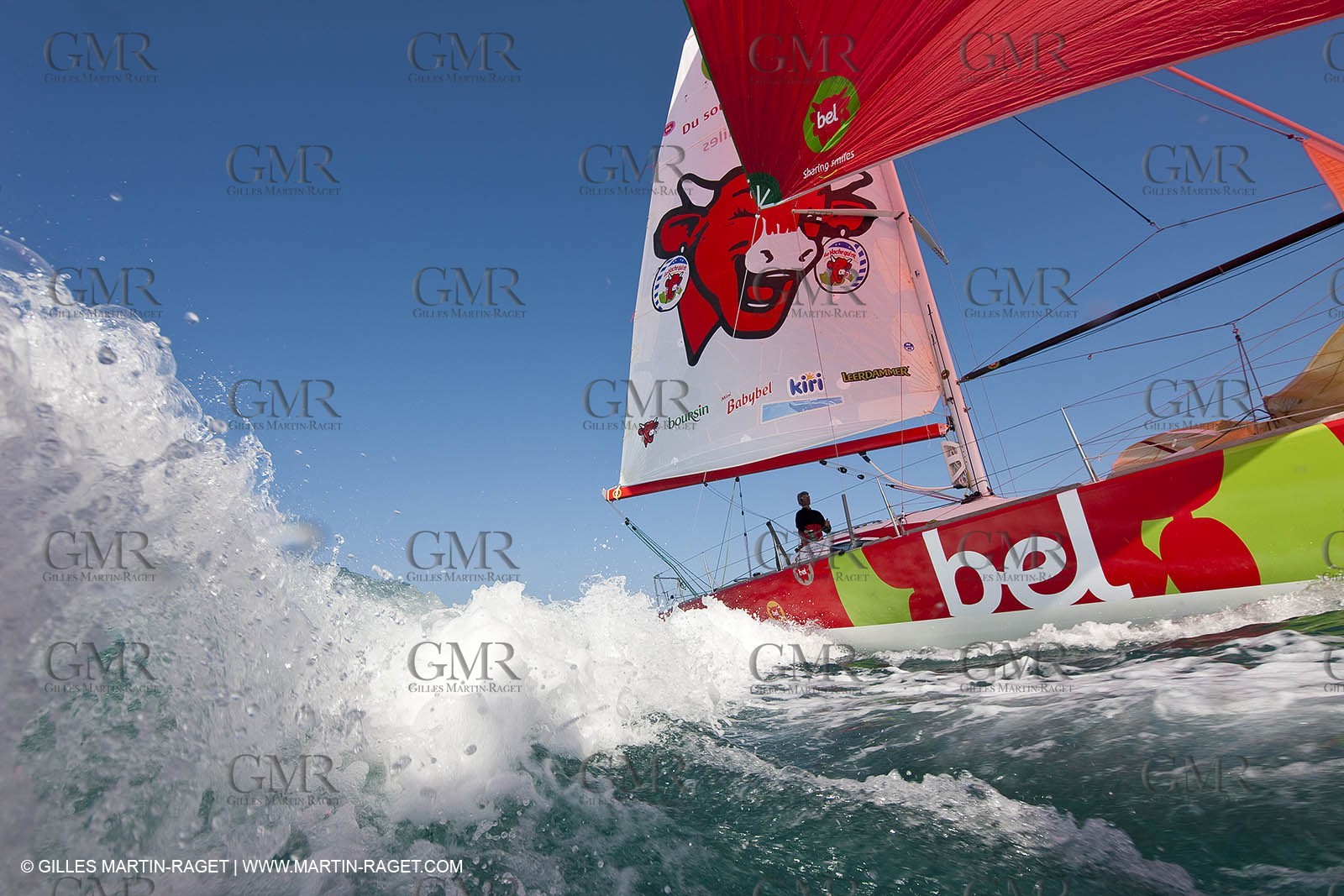 13 03 2010 -  La Grande Motte   Port Camargue (FRA) - Groupe Bel - Kito de Pavant   Sebastien Audigane training for Transat AG2R