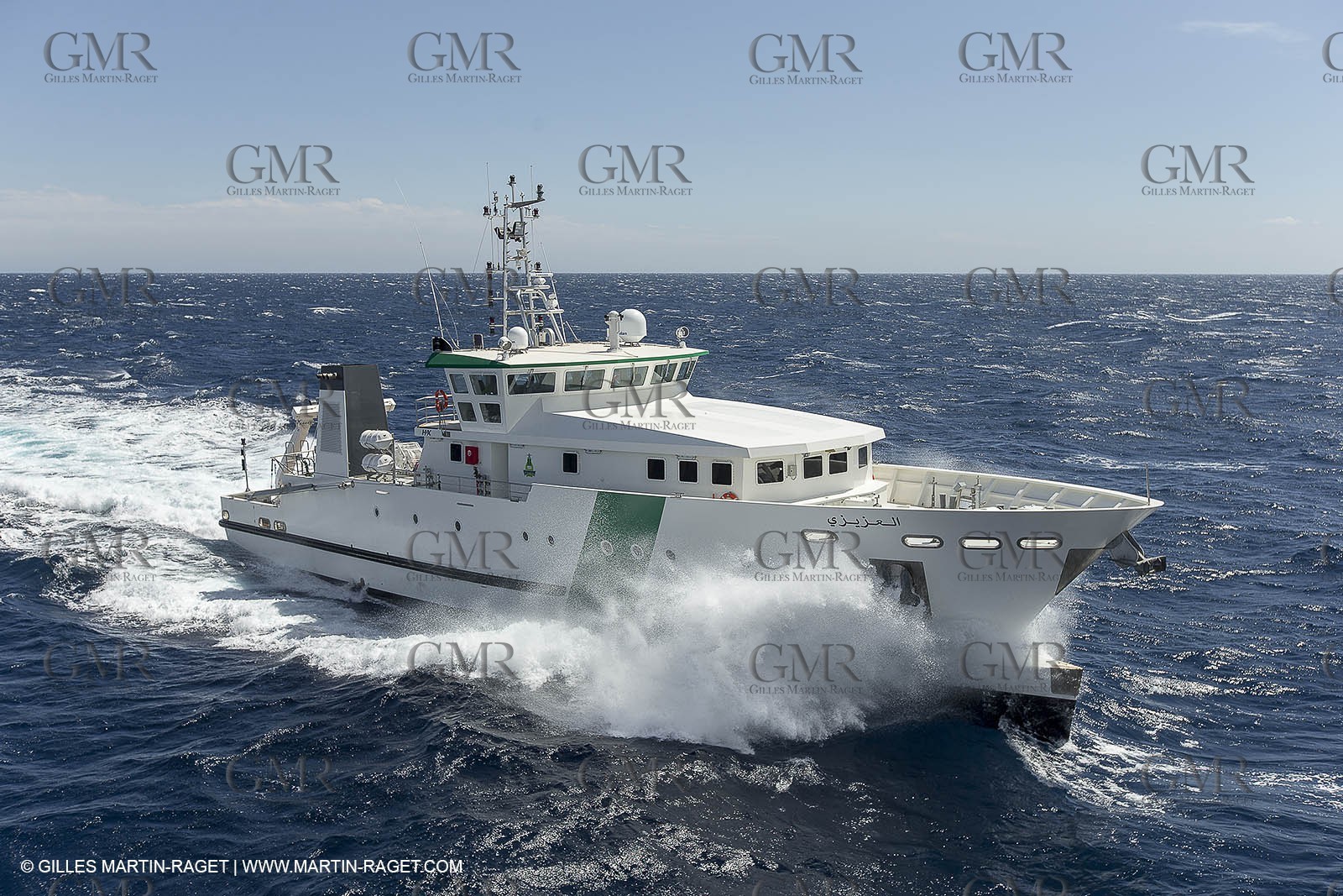 Al Azizi -  H2X boatyard - Oceanographjic research ship - Sea trials off La Ciotat (FRA,13) - 29 07 2014