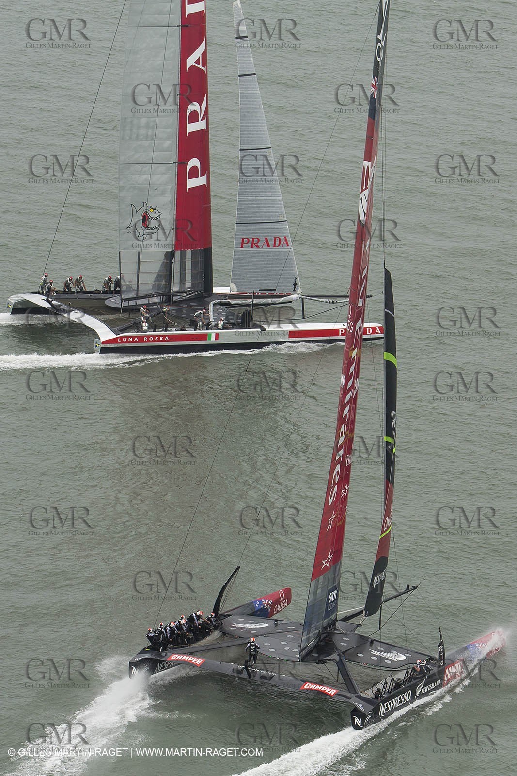 23 07 2013 - San Francisco (USA,CA) - 34th America's Cup - Louis Vuitton Cup - Race Day 9 - Emirates New Zealand Vs Luna Rossa