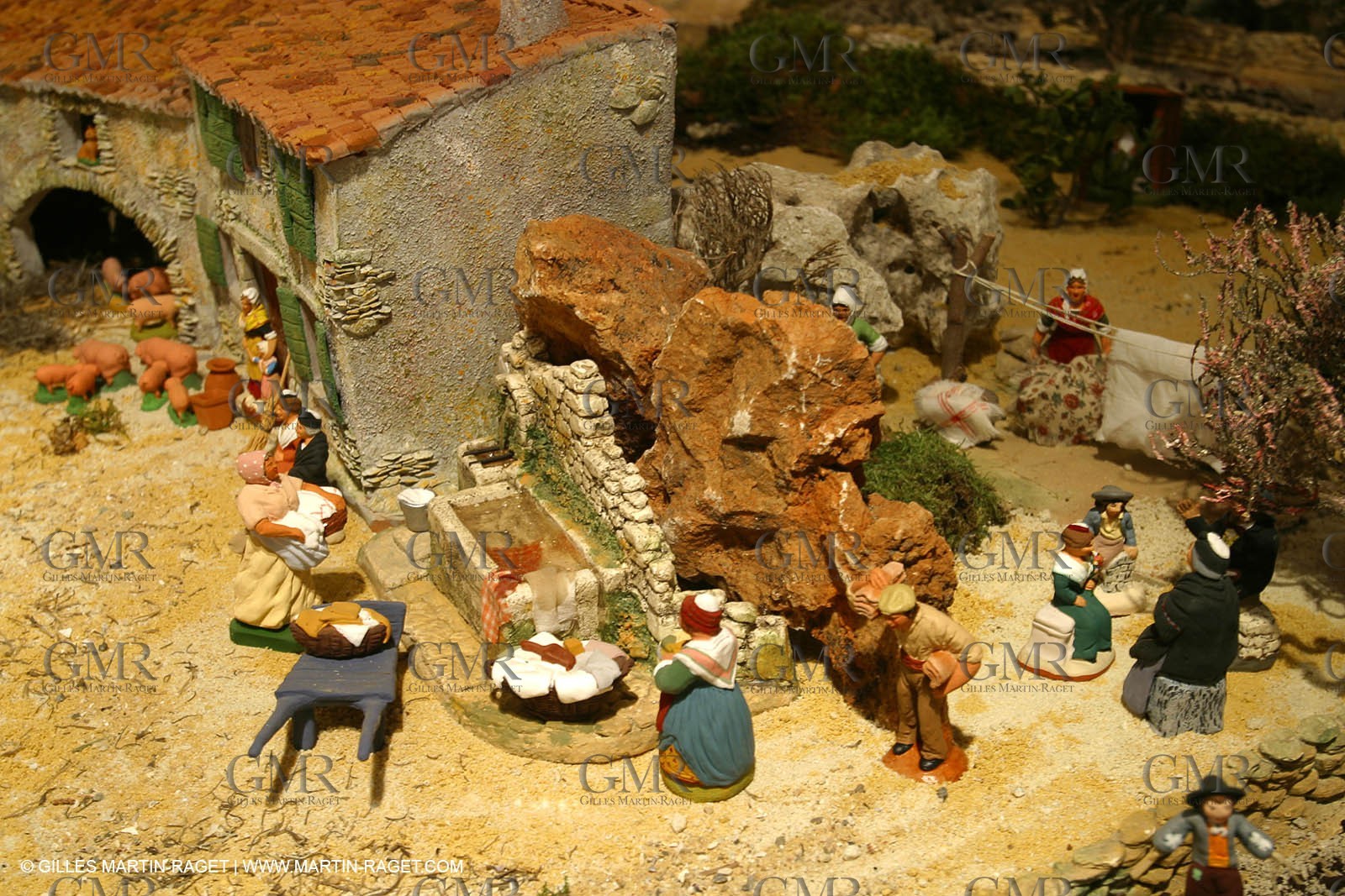 Great crib from les Saintes Maries de la mer (FRA, 13) for Christmas, December 2010