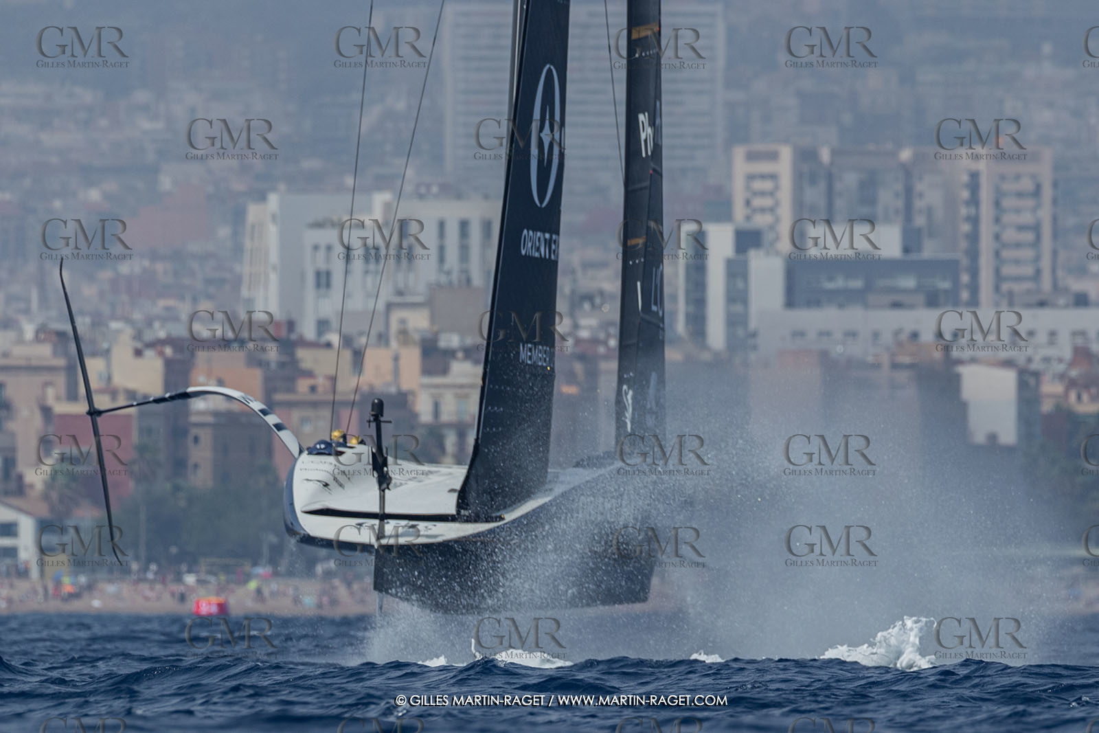 22 08 2024, Barcelona (ESP), Louis Vuitton 37th America's Cup, Louis Vuitton Preliminary Regatta, Race Day 1