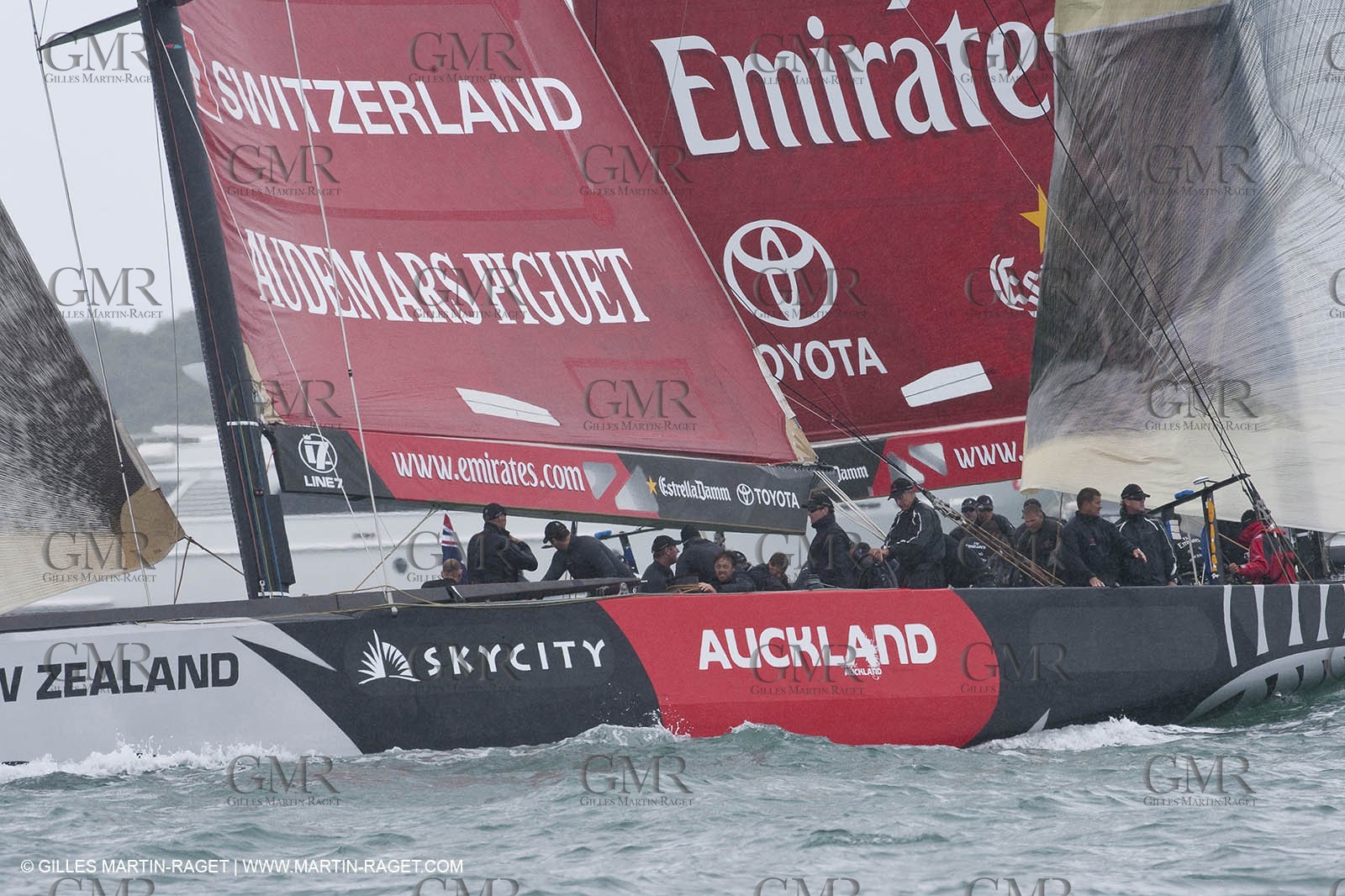 14 02 2009 - Auckland (NZL) -  Louis Vuitton Pacific Series -  Racing Day 14 - Challenger final