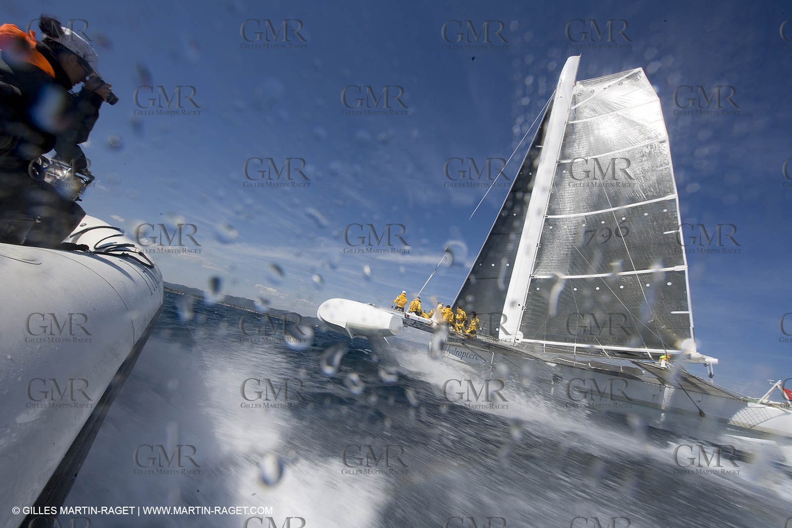 14 06 2008 - Toulon-Hyères (FRA,83) - 50 knots record attempt trials by l'Hydroptère