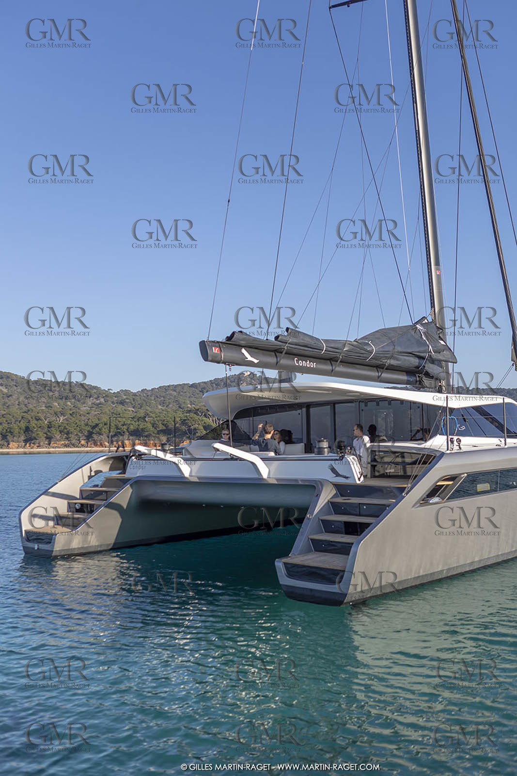 16 02 2019, Porquerolles (FRA,83), Gunboat 68 sail testing  3