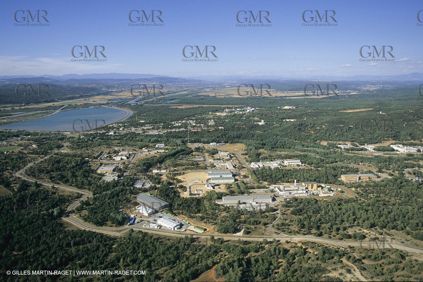 France, Provence, Val de Durance, site de Cadarache