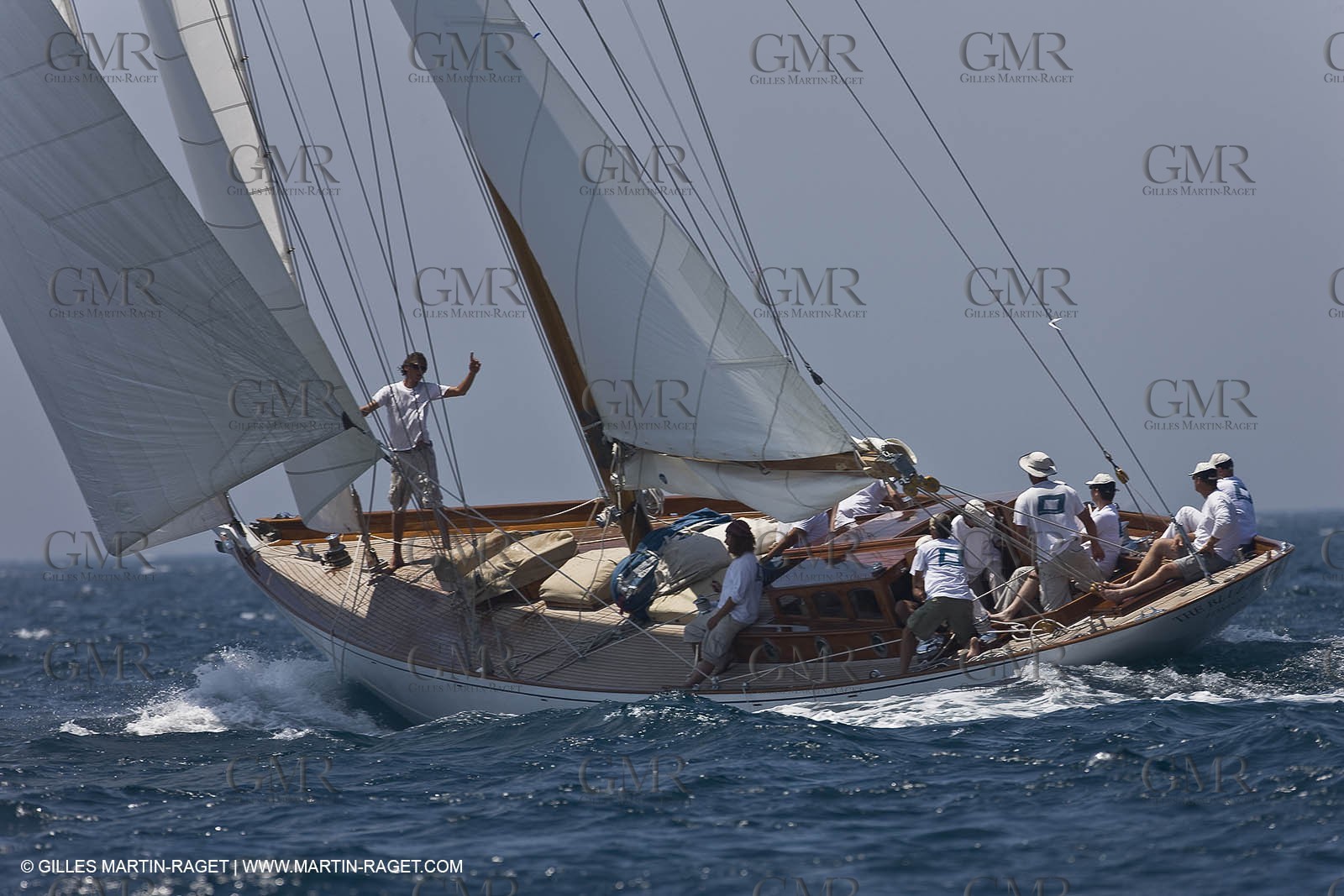 Sailing, Classic yachts, Voiles Vieux Port 2009, Marseille (FRA)