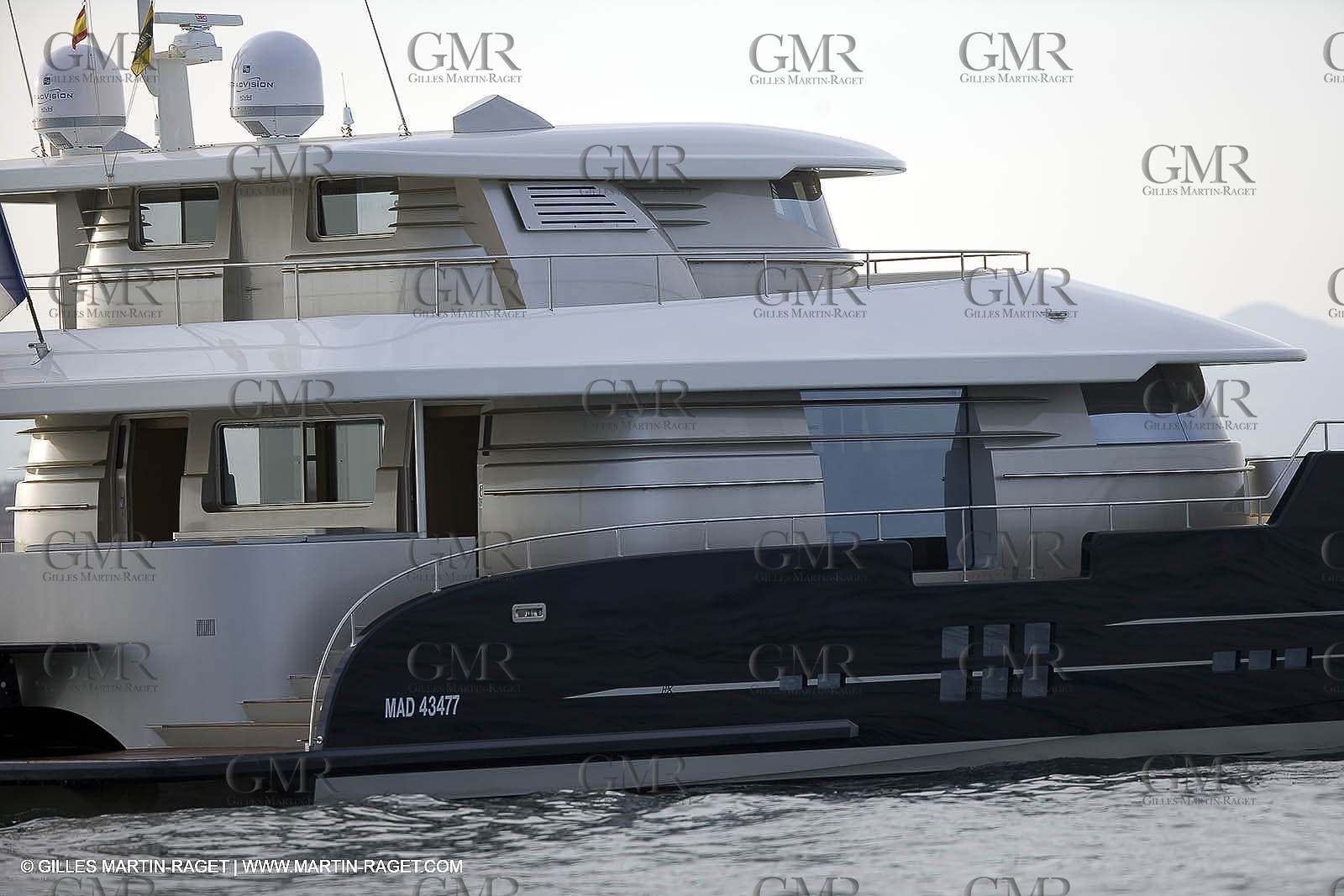 11 06 2007 - Valencia (Spain) - Super Yacht Catamaran Bradley, Gilles Vaton design built by H2X in la Ciotat (France)