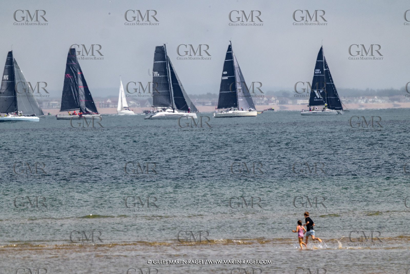 19 07 2025, Cowes (UK, IOW), Admiral's Cup 2025, Channel Race Start
