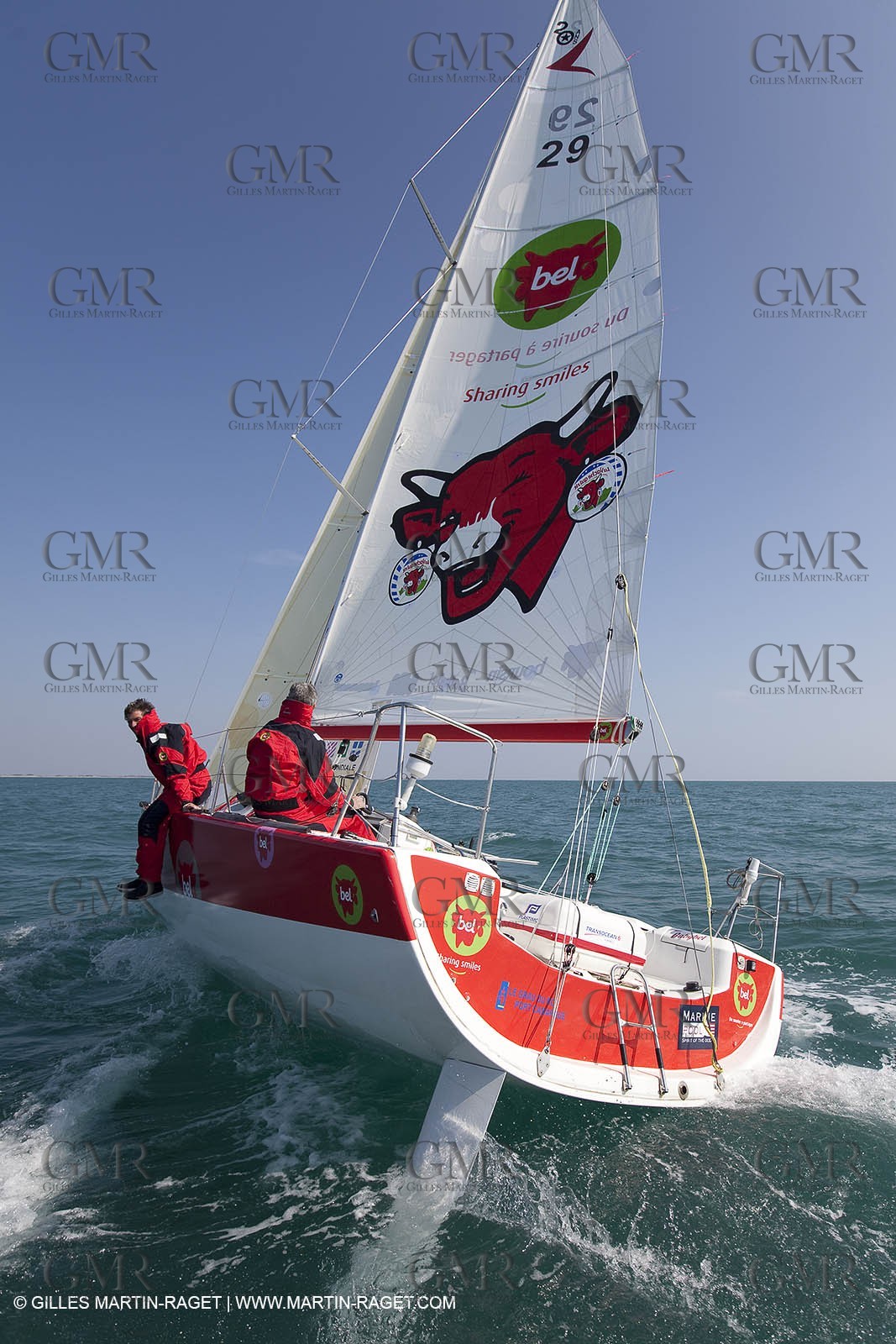 13 03 2010 -  La Grande Motte   Port Camargue (FRA) - Groupe Bel - Kito de Pavant   Sebastien Audigane training for Transat AG2R