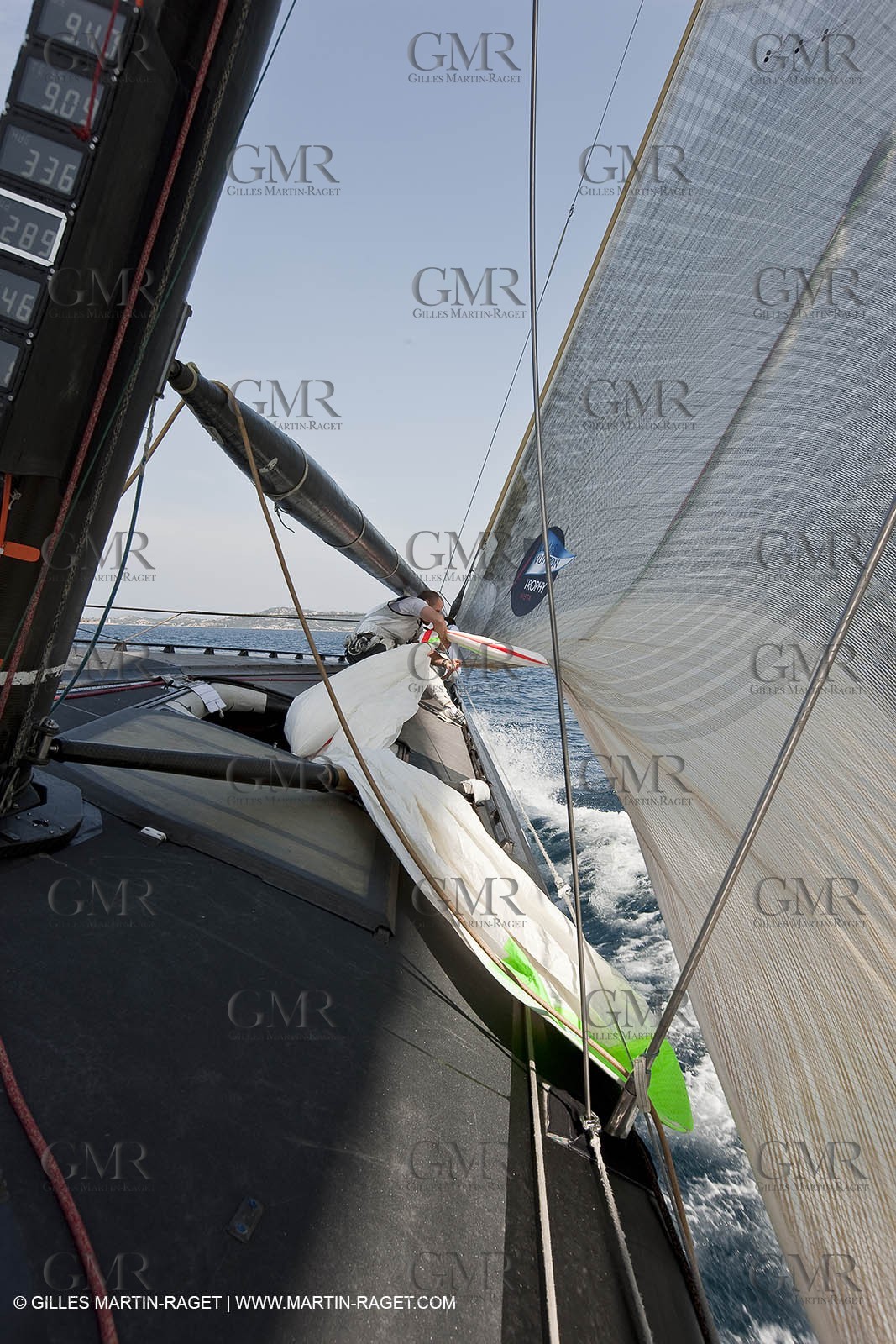 19 05 2010 - La Maddalena (ITA, Sardinia) Louis Vuitton Trophy - BMW ORACLE Racing - Training