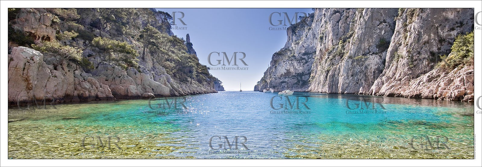 07 05 2009 - Marseille (FRA, 13) - Les Calanques - En VauProduct: in house made quality print on 8 ultrachome colors Epson ink Jet printer.Available sizes: . 20x 60 cm. 33 x 95 cm. 52 x 150 cmAvailable papers:  . Standard 250 gr glossy paper print, black streak, white margin, no signature . Top quality glossy 290 gr. paper, black streak, white margin, checked and signed by the author . Fine Art print (signed, numbered, stamped, registered) on demand . Other supports (Canvas, Acrylic, Metal) on demandPackaging: cylindric reinforced tubeShipping options: regular mail or Shipping companyClick on the basket icon to select your options and start the online ordering process