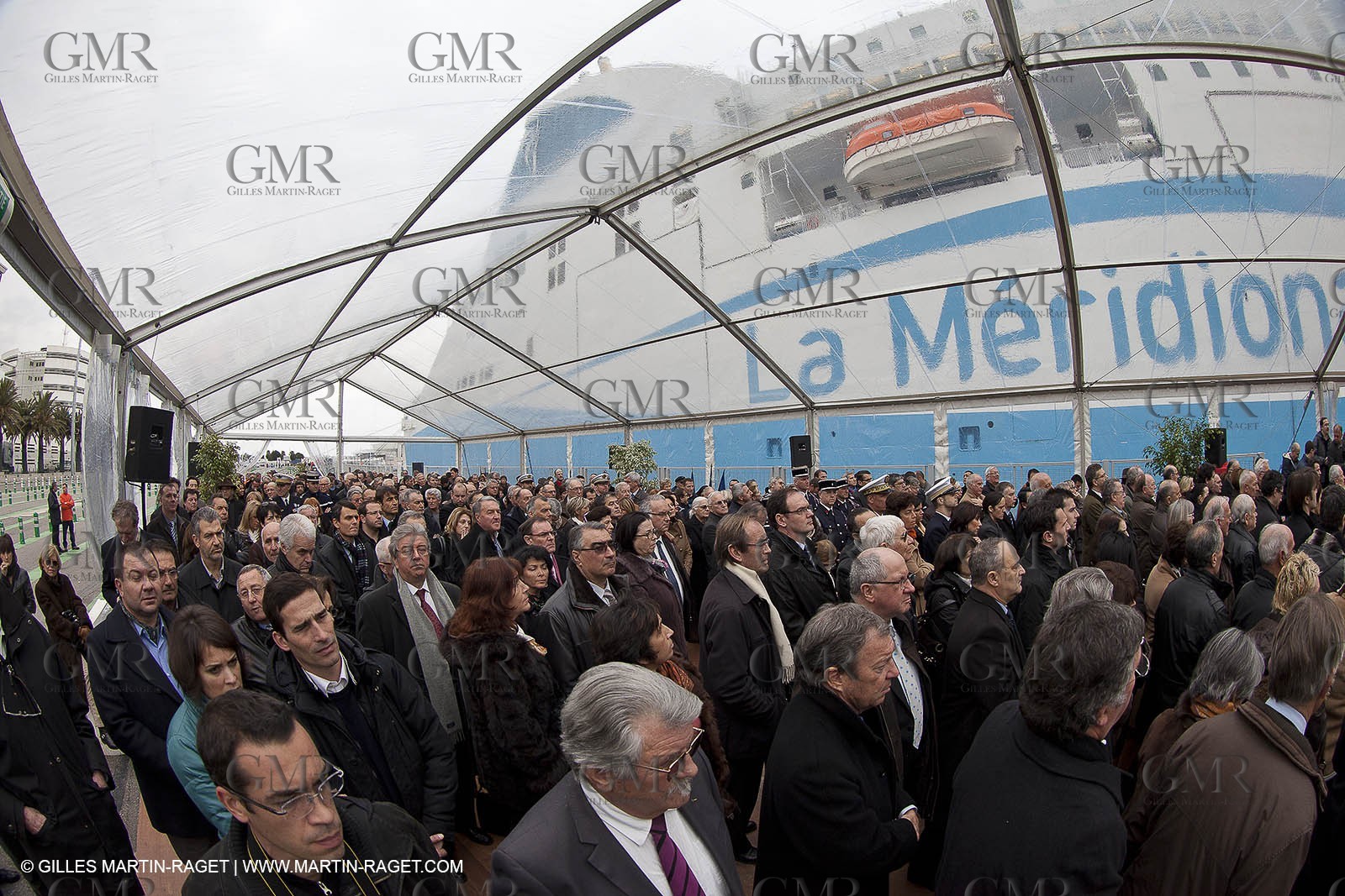 01-31-12   Marseilles (FRA,13) Bastia (FRA,Corsica)   Launching cruising trip and Christening ceremony of PIANA, last ferry ship from La Meridionale