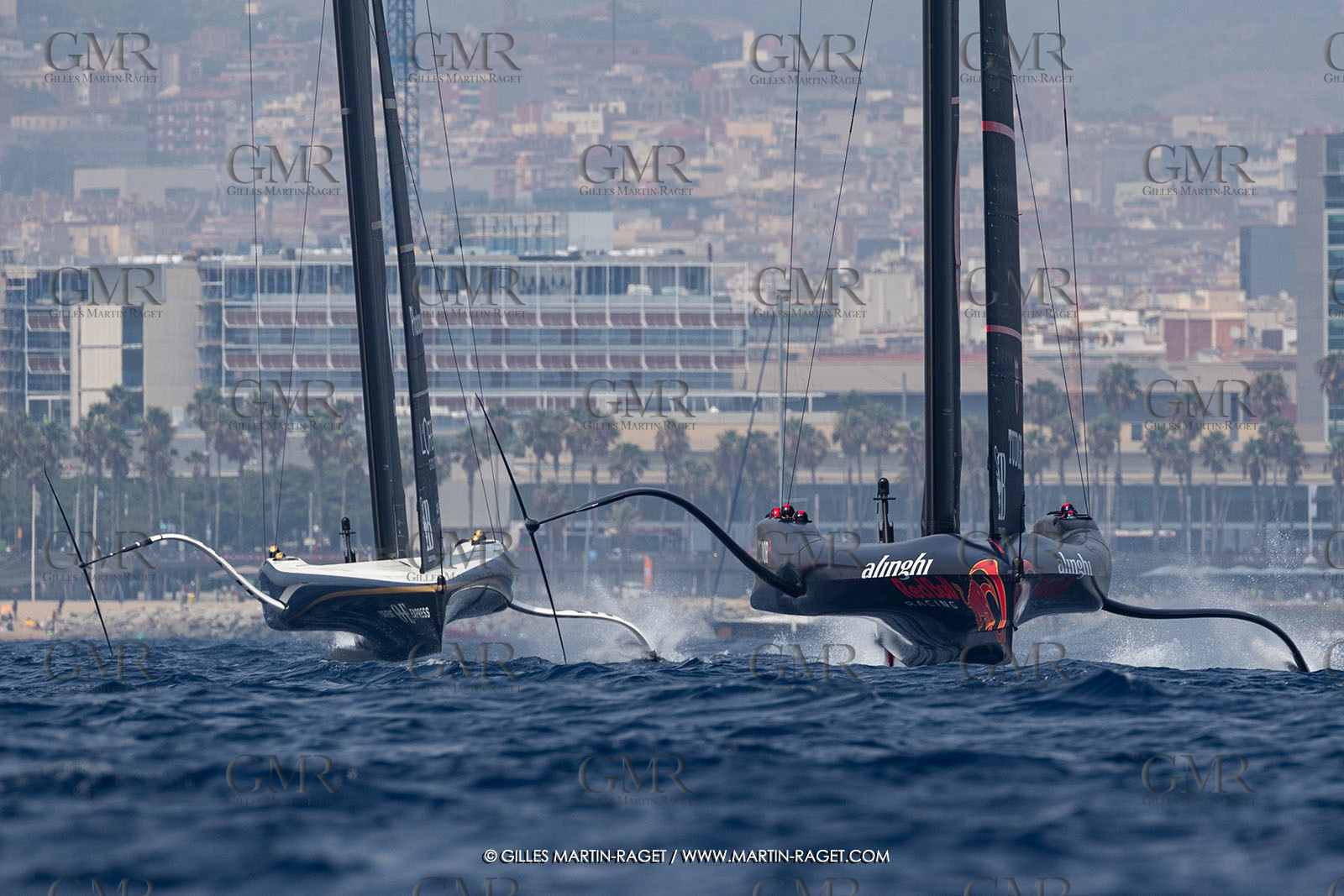 22 08 2024, Barcelona (ESP), Louis Vuitton 37th America's Cup, Louis Vuitton Preliminary Regatta, Race Day 1