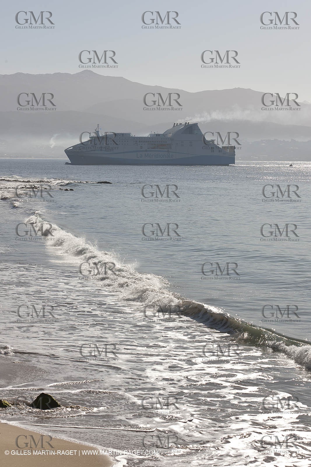 16 02 2012 - Ajaccio (FRA, Corse) -  La Méridionale shipping company- Piana at Ajaccio