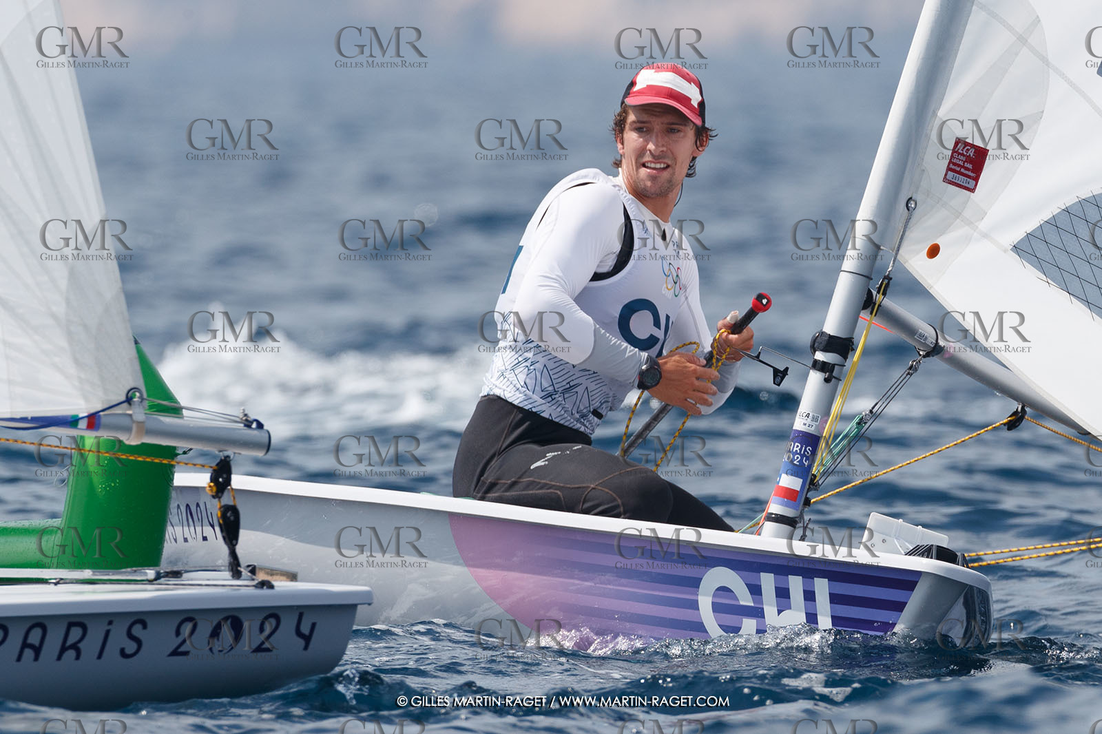 07 08 2024, Marseille (FRA), Paris 2024 Olympic Games, Sailing, Race Day 10, ILCA Medals races