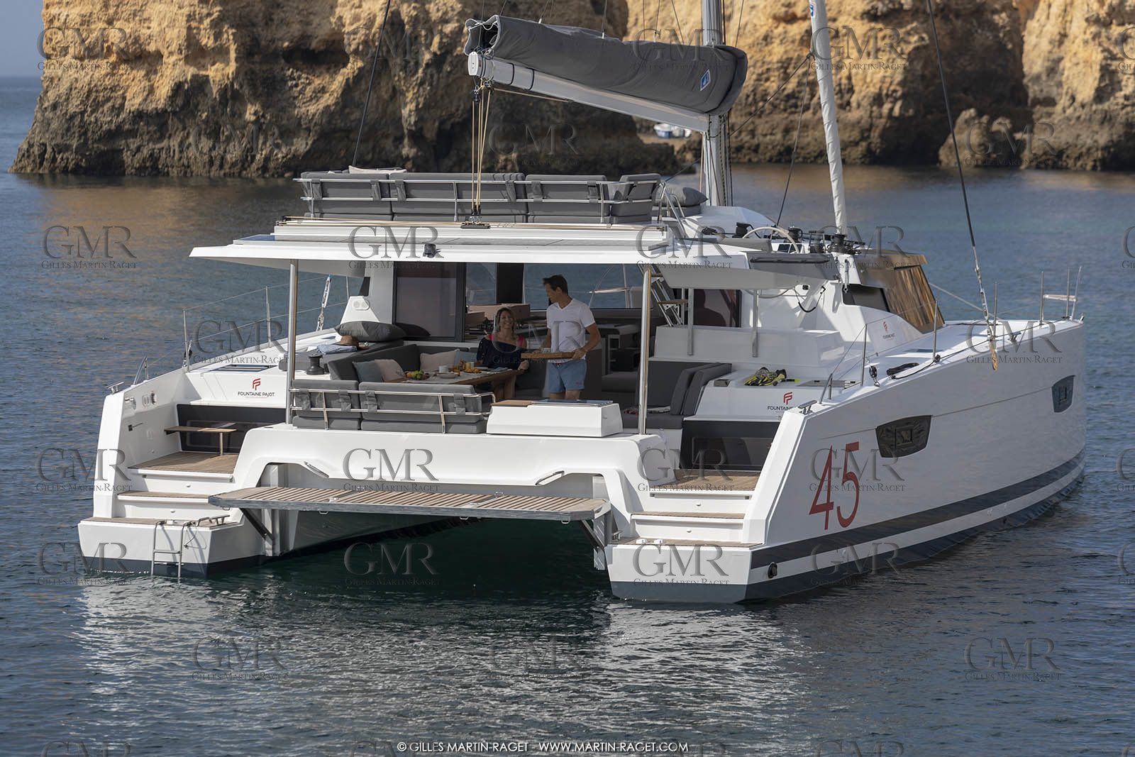 08 07 2019, Lagos (Portugal), Chantier Fountaine-Pajot, Fountaine-Pajot 45