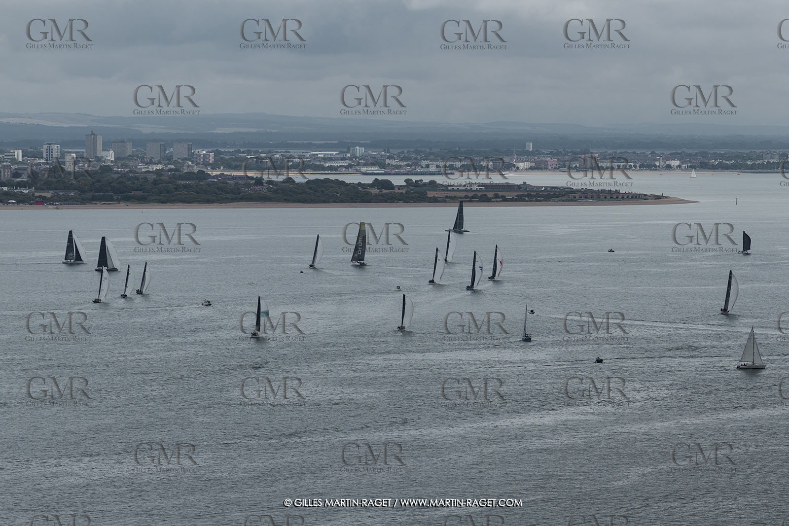 19 07 2025, Cowes (UK, IOW), Admiral's Cup 2025, Channel Race Start