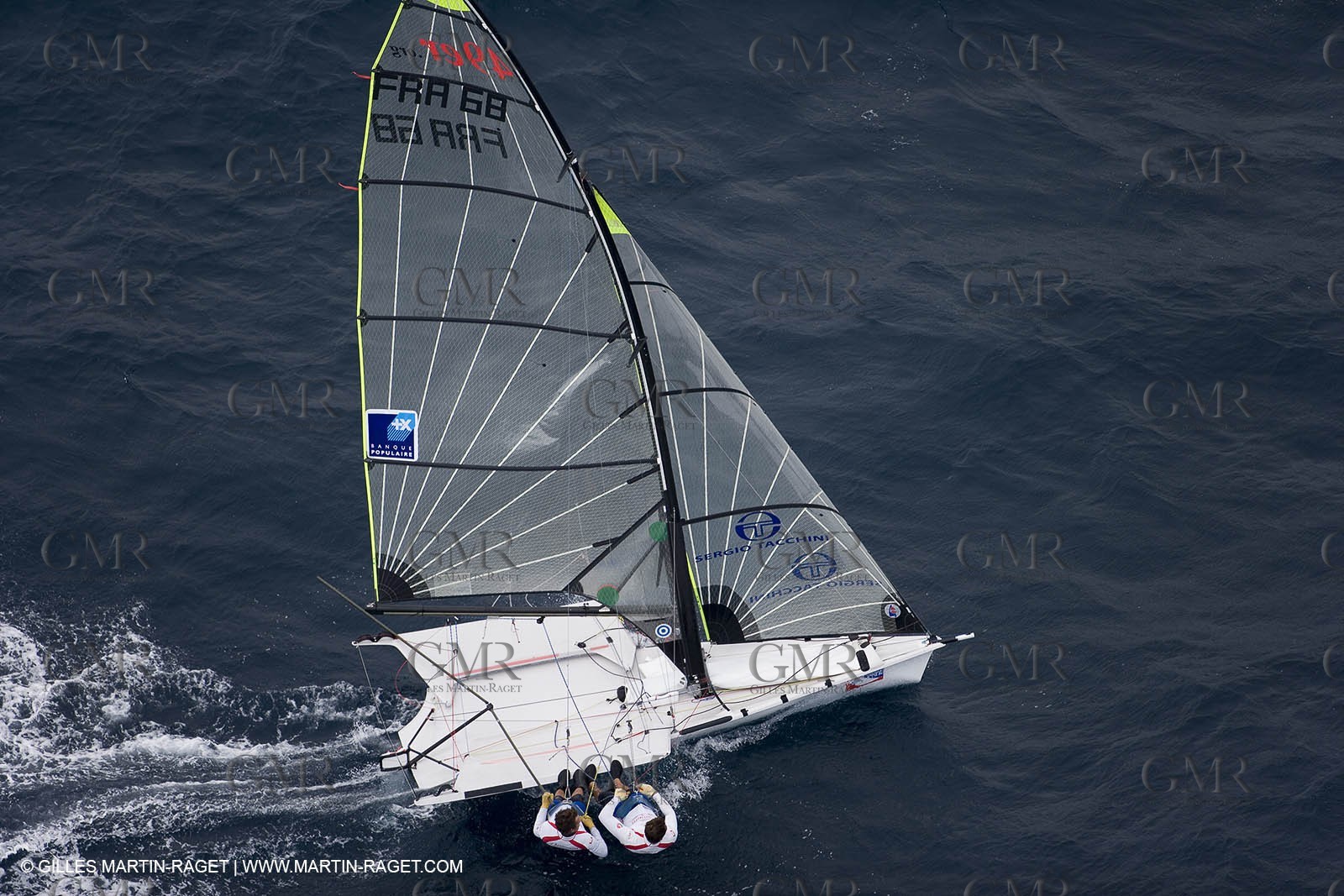 26 04 2007 - 2007 Semaine Olympique Française - Hyères (South of France) - Day 5 - Team France - 49er - Monteau-Guillou