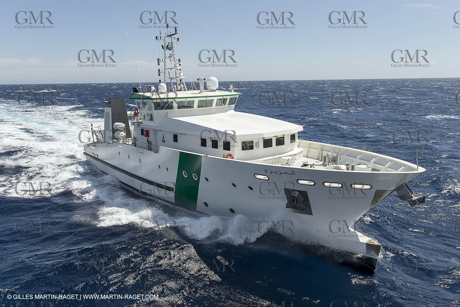 Al Azizi -  H2X boatyard - Oceanographjic research ship - Sea trials off La Ciotat (FRA,13) - 29 07 2014