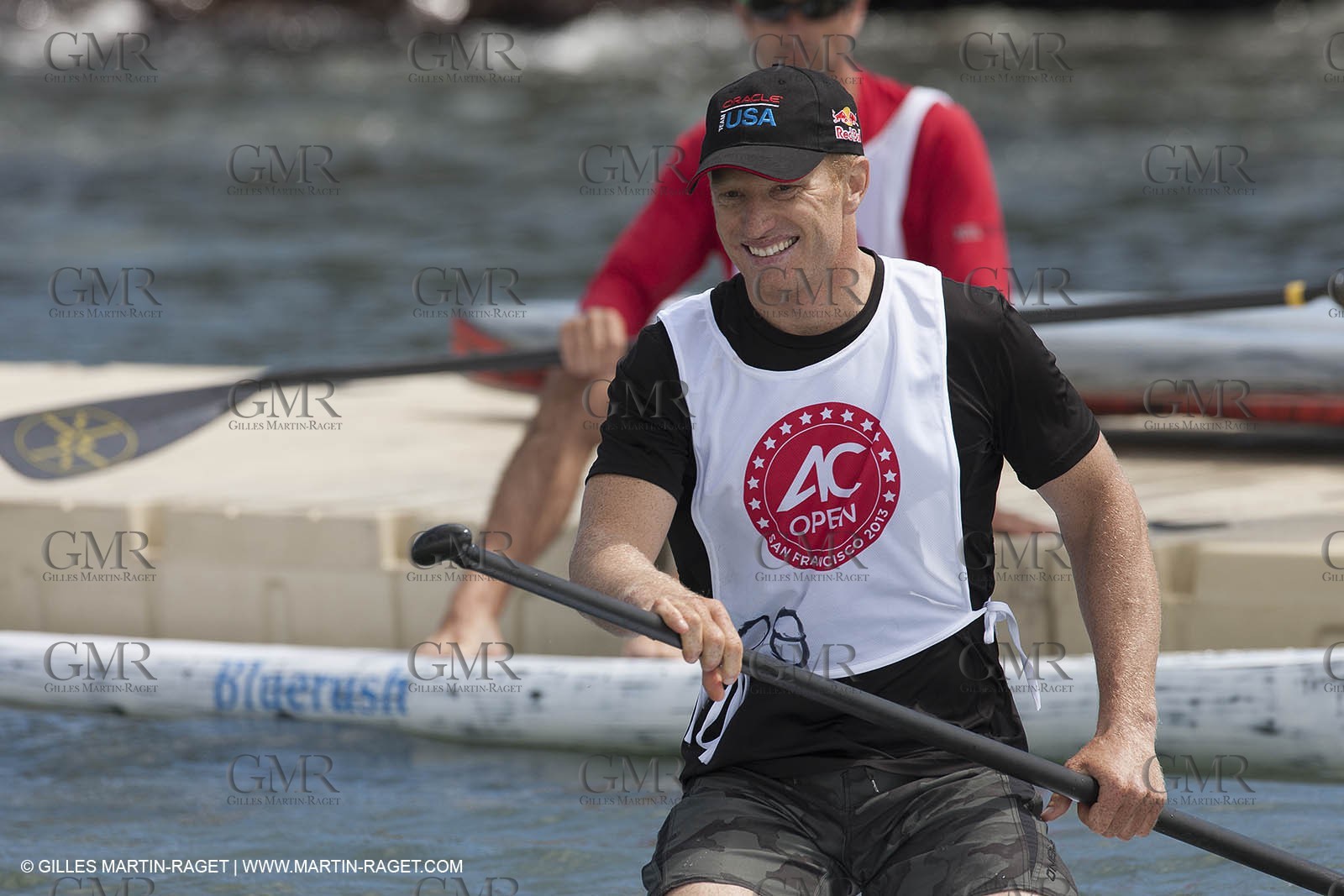 01 09 2013 - San Francisco (USA,CA) - 34th America's Cup - AC Village at Marina Green, AC Open, Stand Up Paddle; Jimmy Spithill