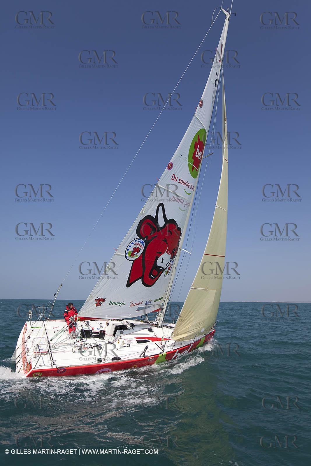 13 03 2010 -  La Grande Motte   Port Camargue (FRA) - Groupe Bel - Kito de Pavant   Sebastien Audigane training for Transat AG2R