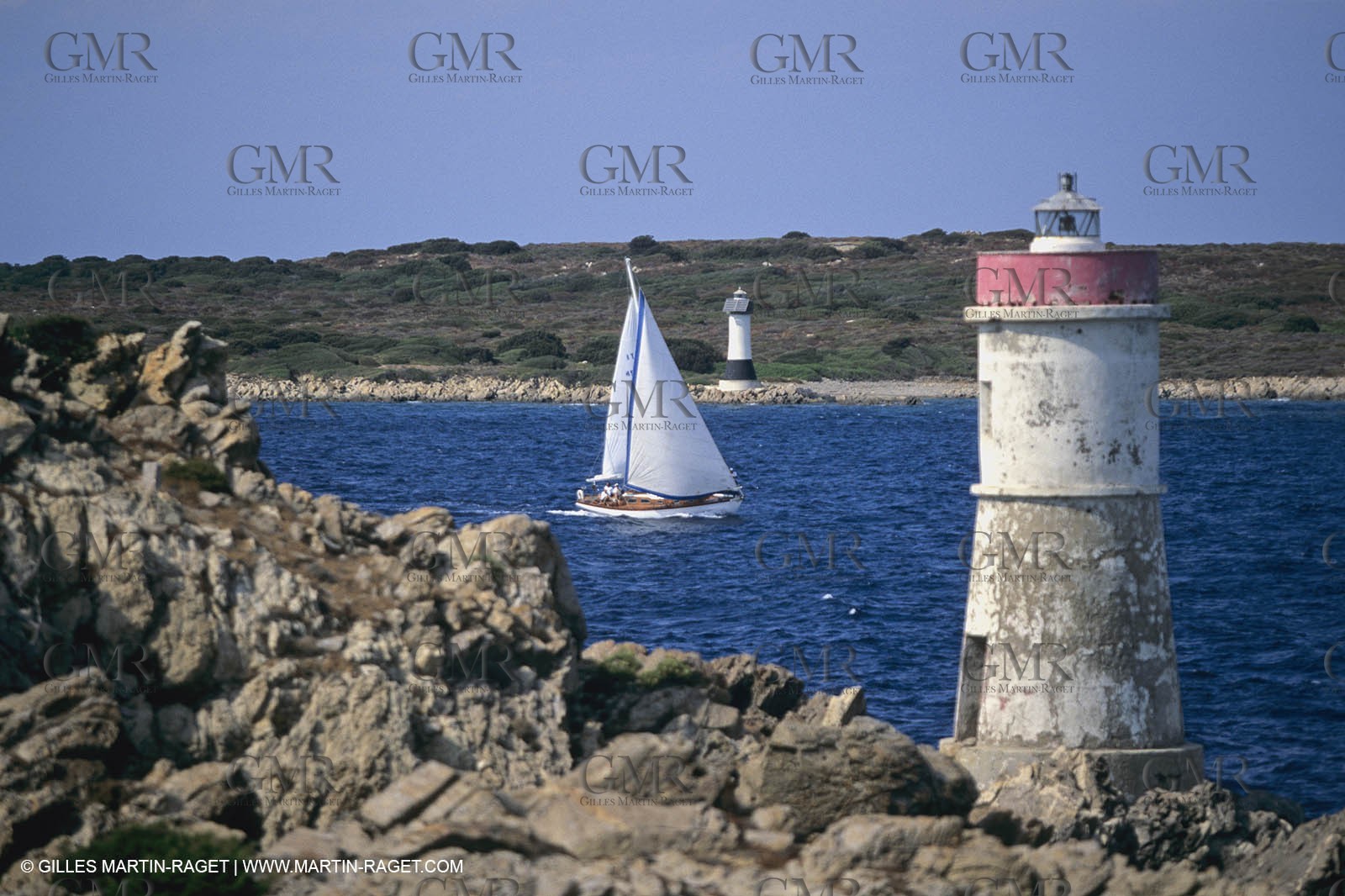 Costa Smeralda (Italia, Sardinia) - Classic yachts in La Maddalena archipelago