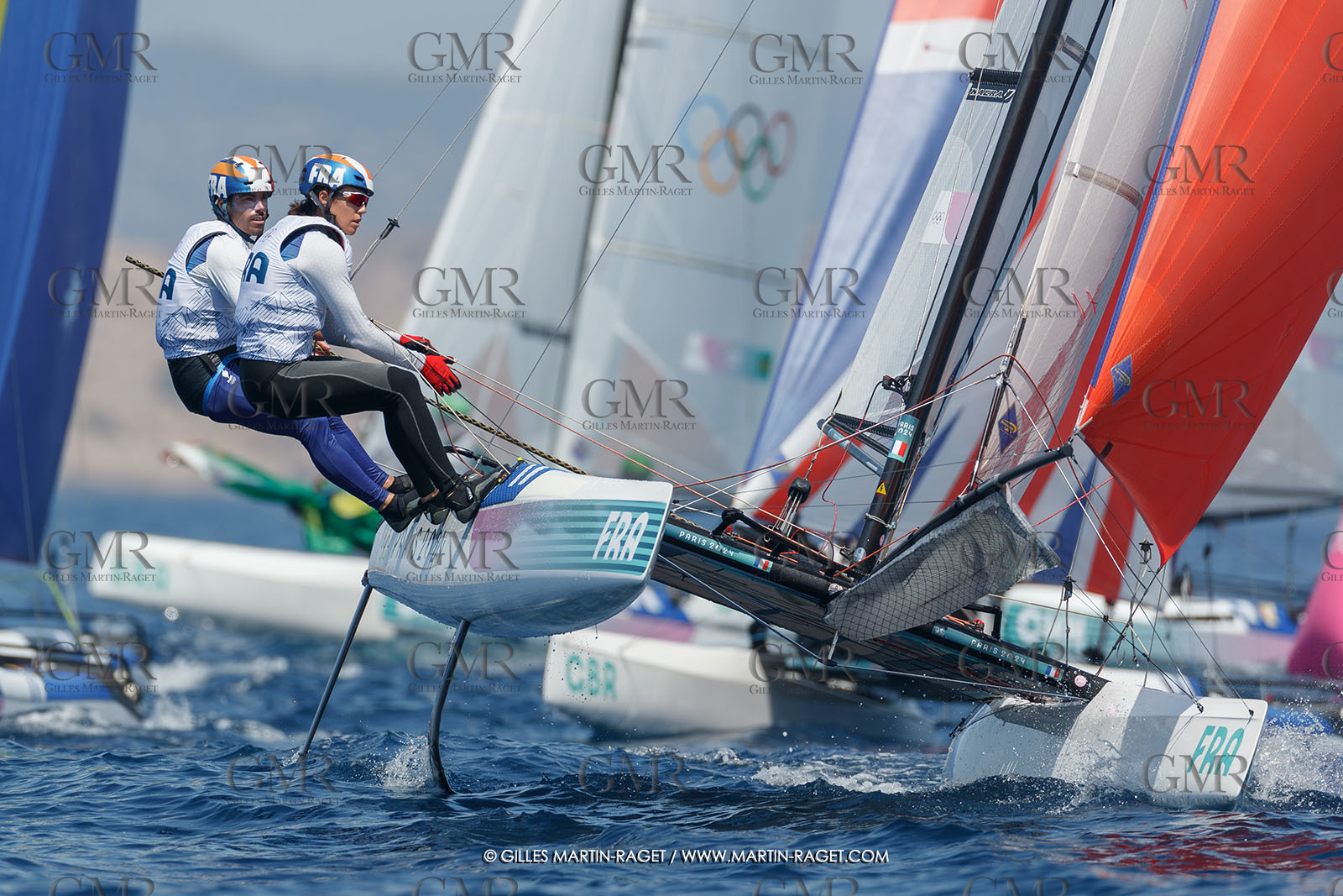 06 08 2024, Marseille (FRA), Paris 2024 Olympic Games, Sailing, Race Day 9